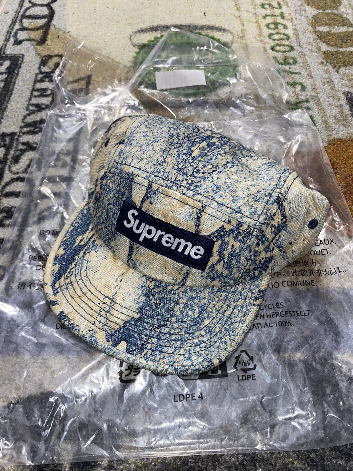 Supreme Supreme Denim Camp Cap Snake | Grailed