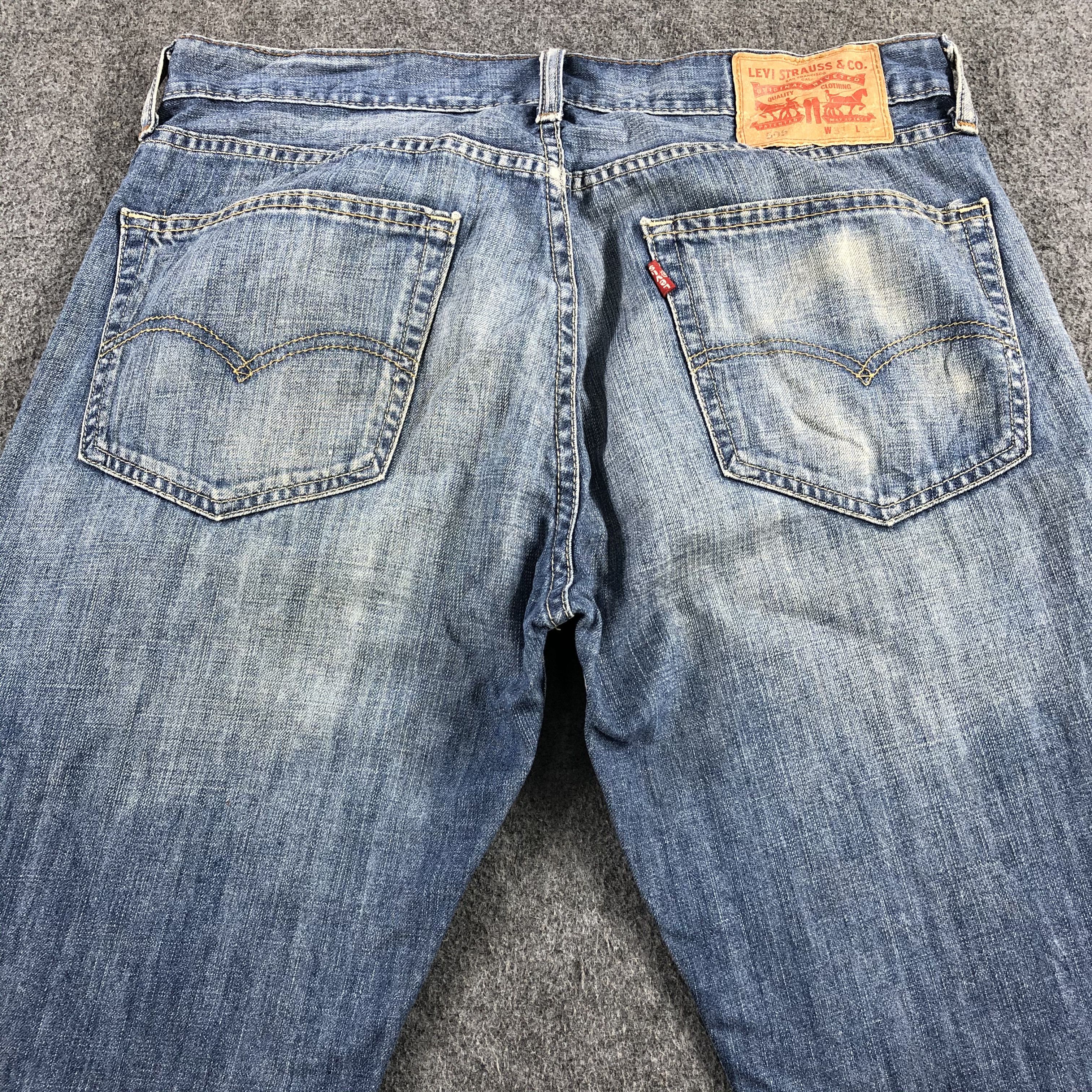 Levi's Vintage Blue Wash Levis 505 Jeans-J2171 Size US 33 - 4 Thumbnail