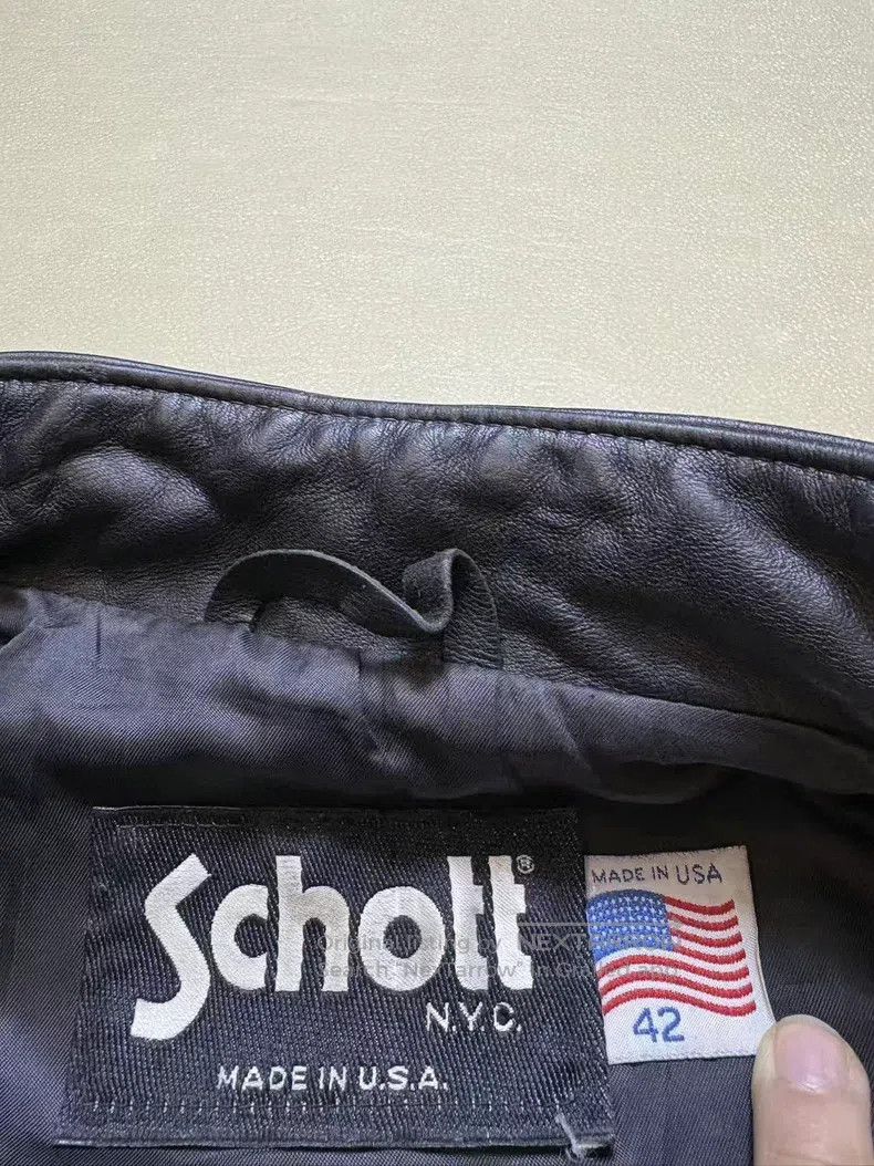 Schott Schott Genuine leather cowhide Size US XS / EU 42 / 0 - 4 Thumbnail