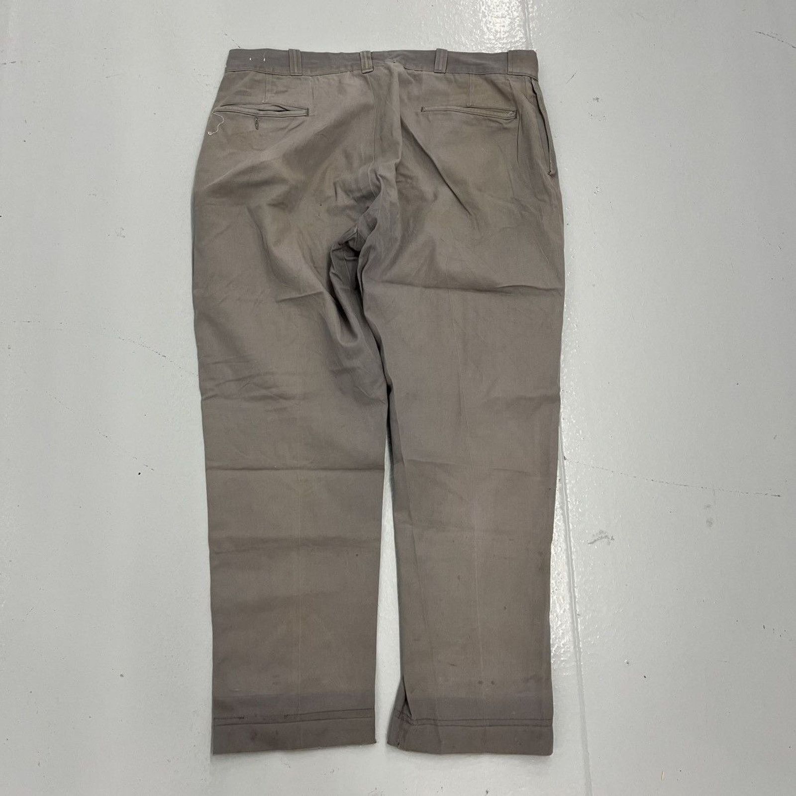 Other Vintage 60s Koraton Grey Sanforized Workwear Chinos 38x30 Size US 38 / EU 54 - 4 Thumbnail