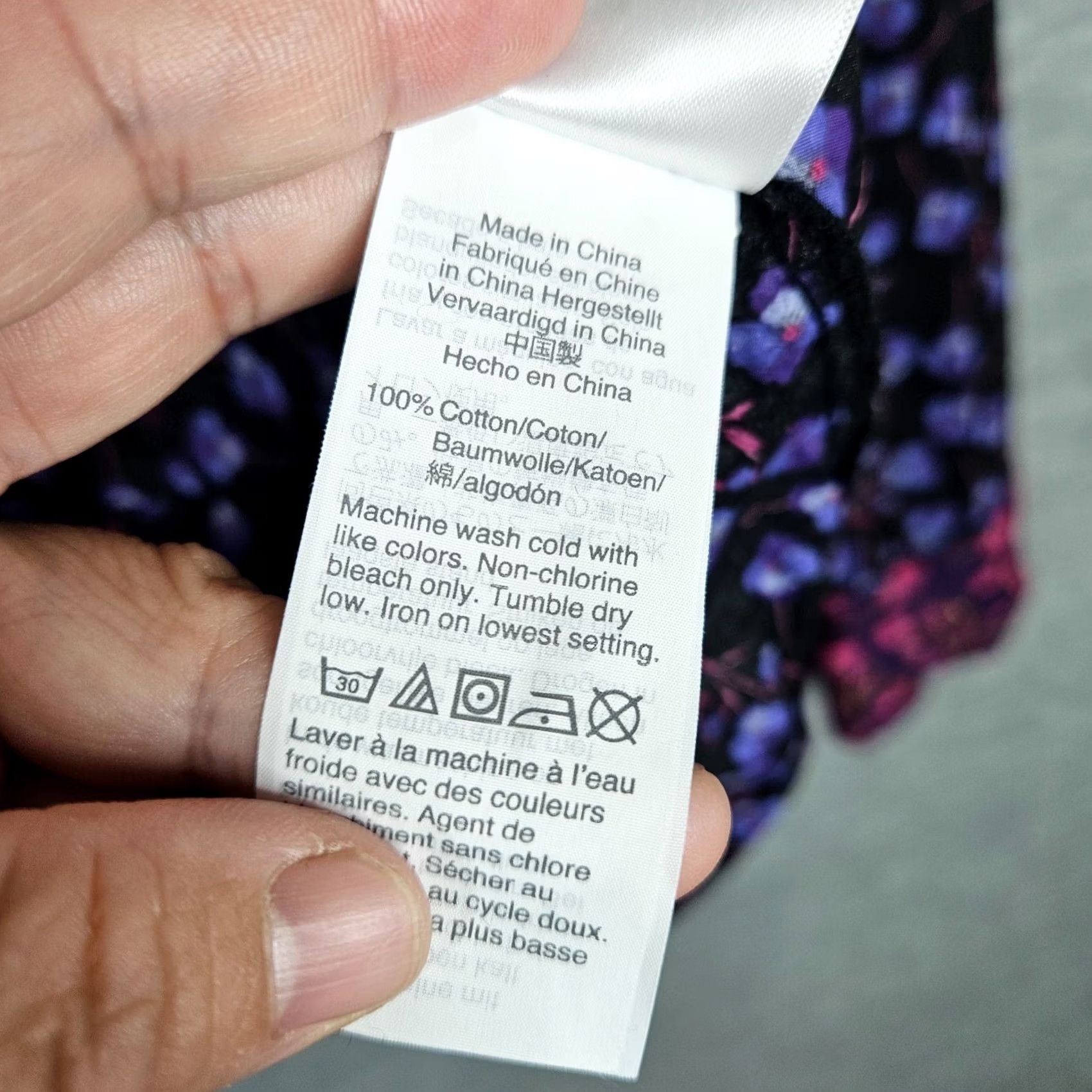 J.Crew VINTAGE J.CREW Button-Up Shirt Purple Slim 00 Womens Cotton Blend Slimming Long Sleeve Cardigan? Size XXS / US 00 / IT 34 - 7 Thumbnail