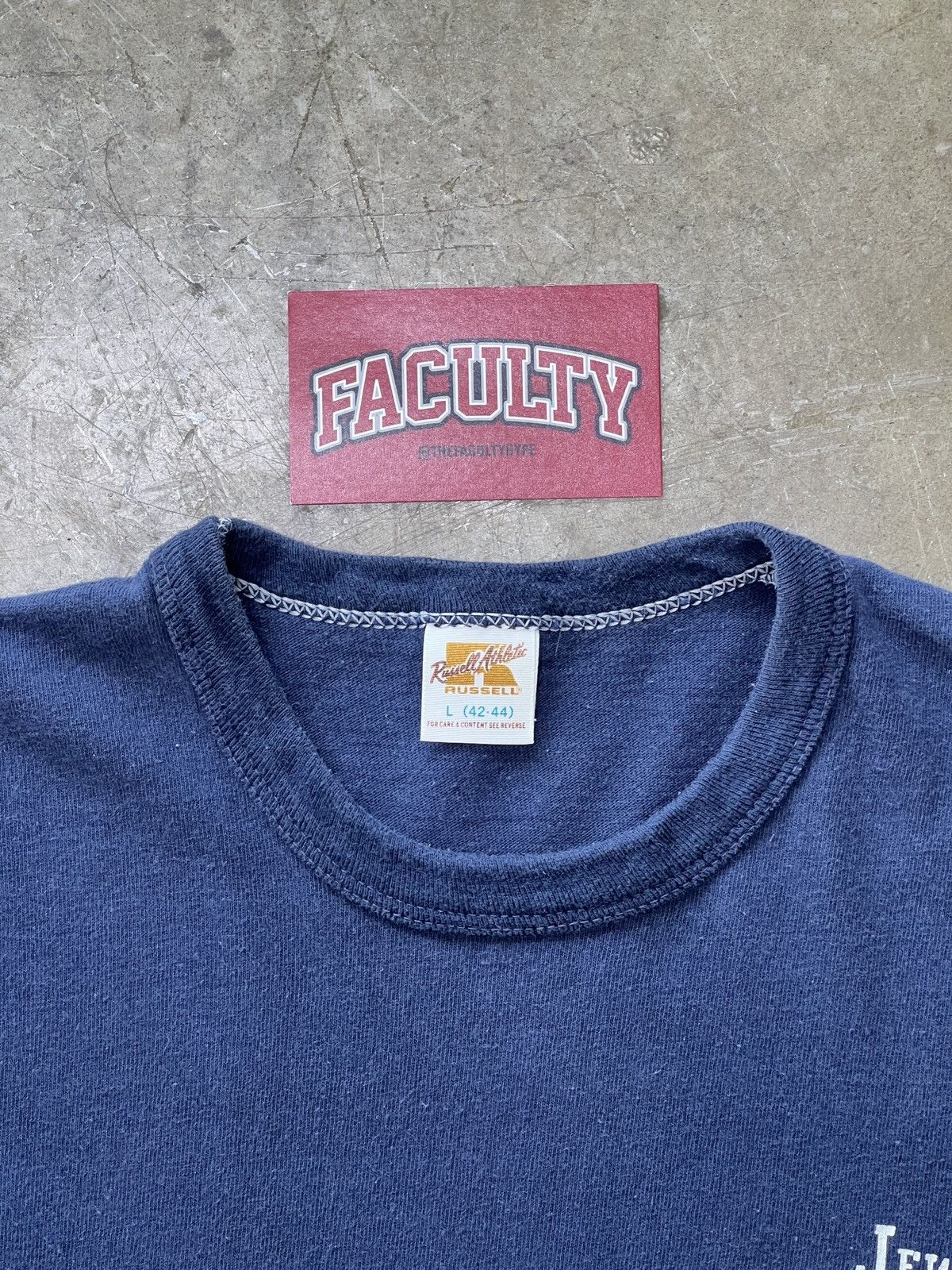 Vintage Vintage Single Stitch Russel Jewish Student Union Large Size US L / EU 52-54 / 3 - 3 Thumbnail