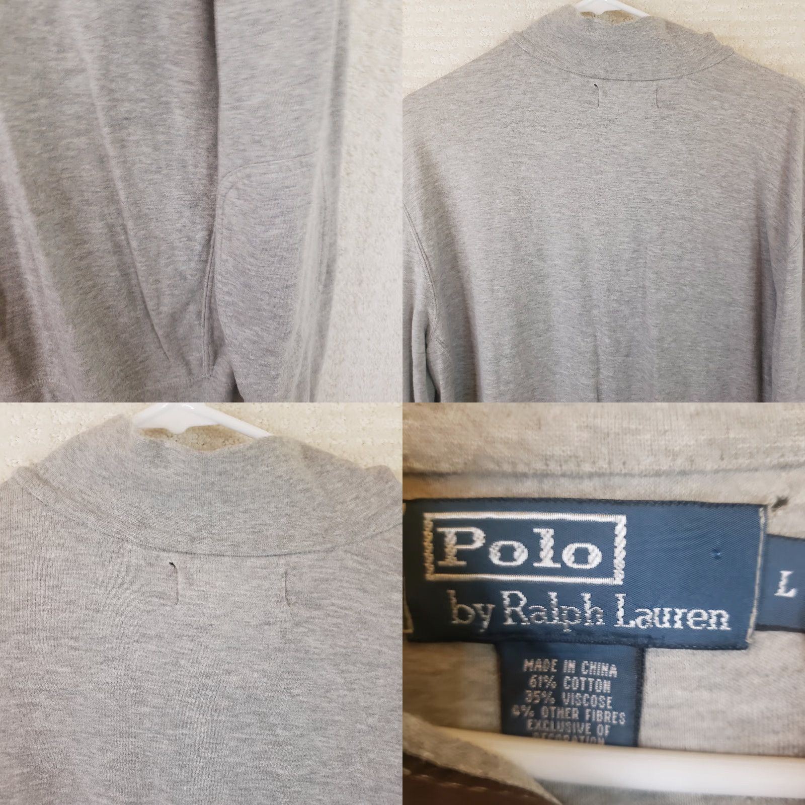 Polo Ralph Lauren Polo Ralph Lauren Pullover Shirt Men L Gray Quarter Zip Lightweight Mock Neck Logo 1/4 Zip Casual Outdoor Preppy Size US L / EU 52-54 / 3 - 9 Thumbnail