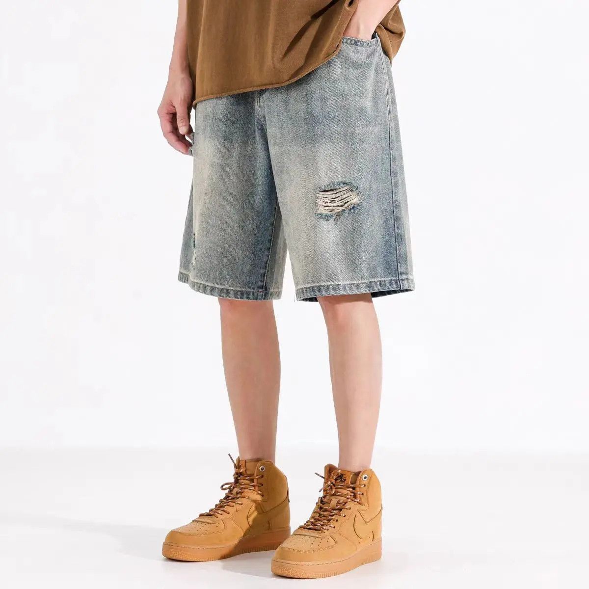 Designer × Japanese Brand Streetwear Hip Hop Vintage Loose Casual Jeans Size US 31 - 1 Thumbnail