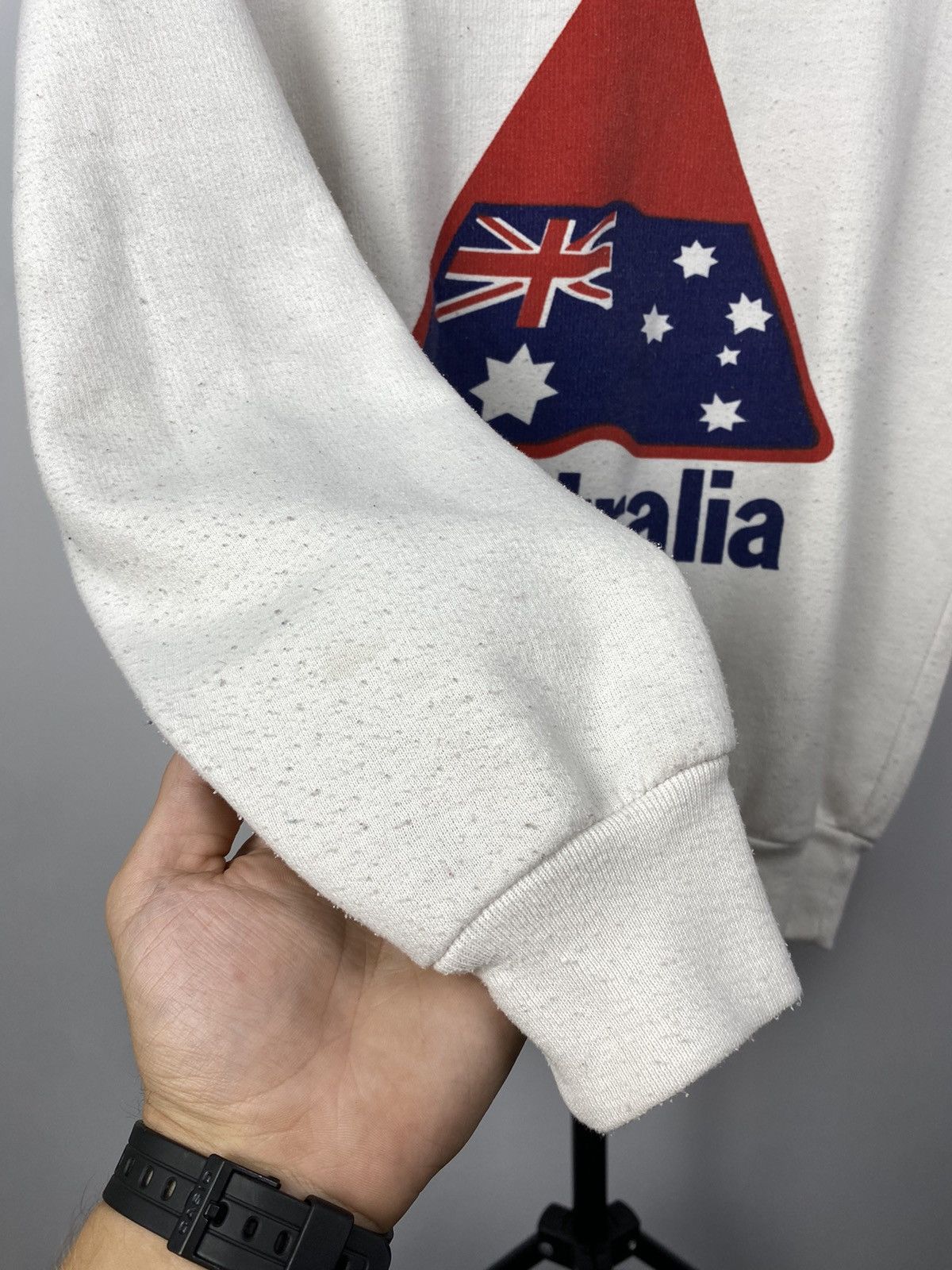 Vintage Vntg 80s AUSTRALIA Flag Crewneck Sweatshirts Pullover Jumper Size US S / EU 44-46 / 1 - 8 Thumbnail