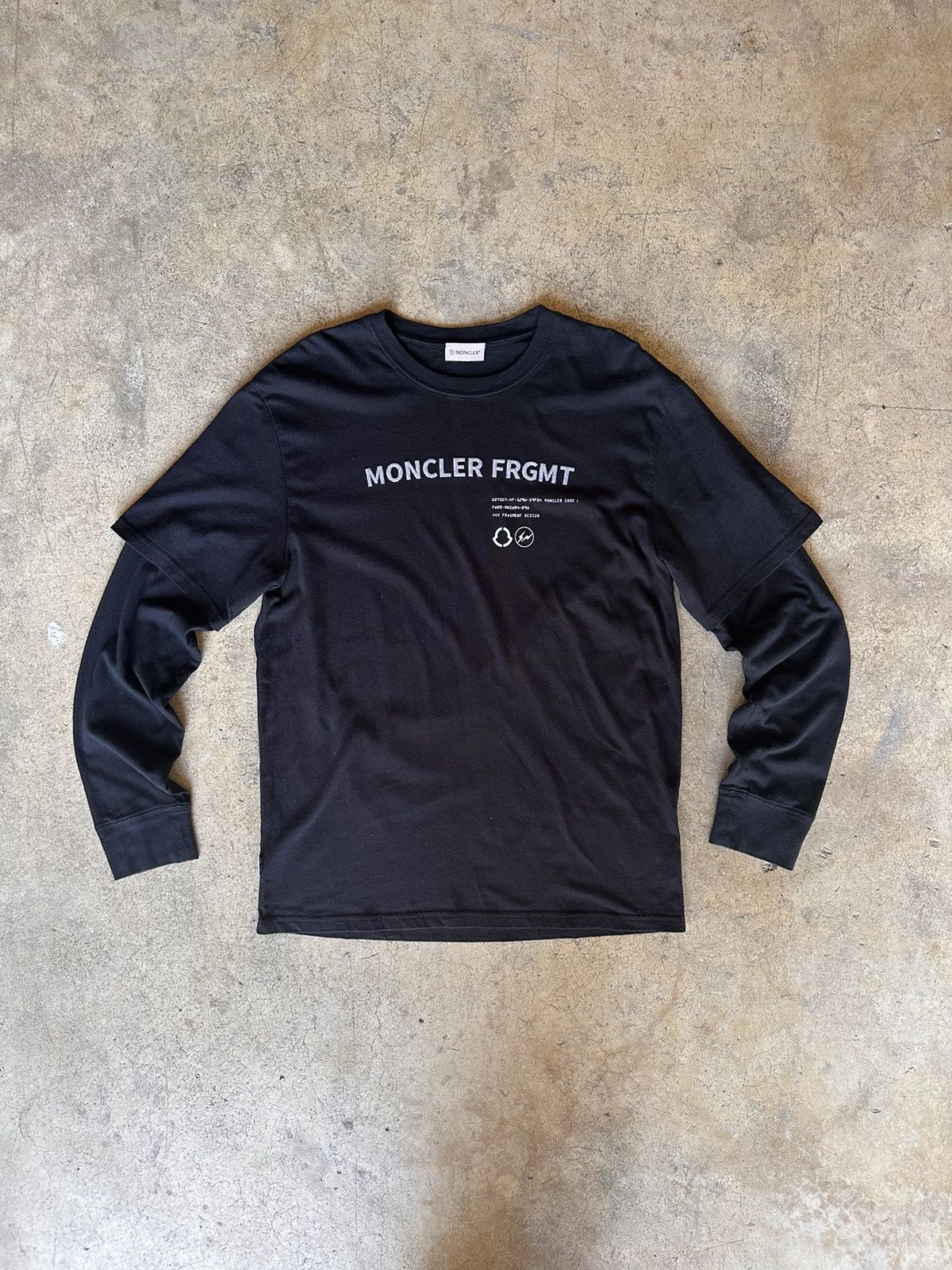 Moncler Moncler Fragment Double-Layer L/s Tee | Grailed