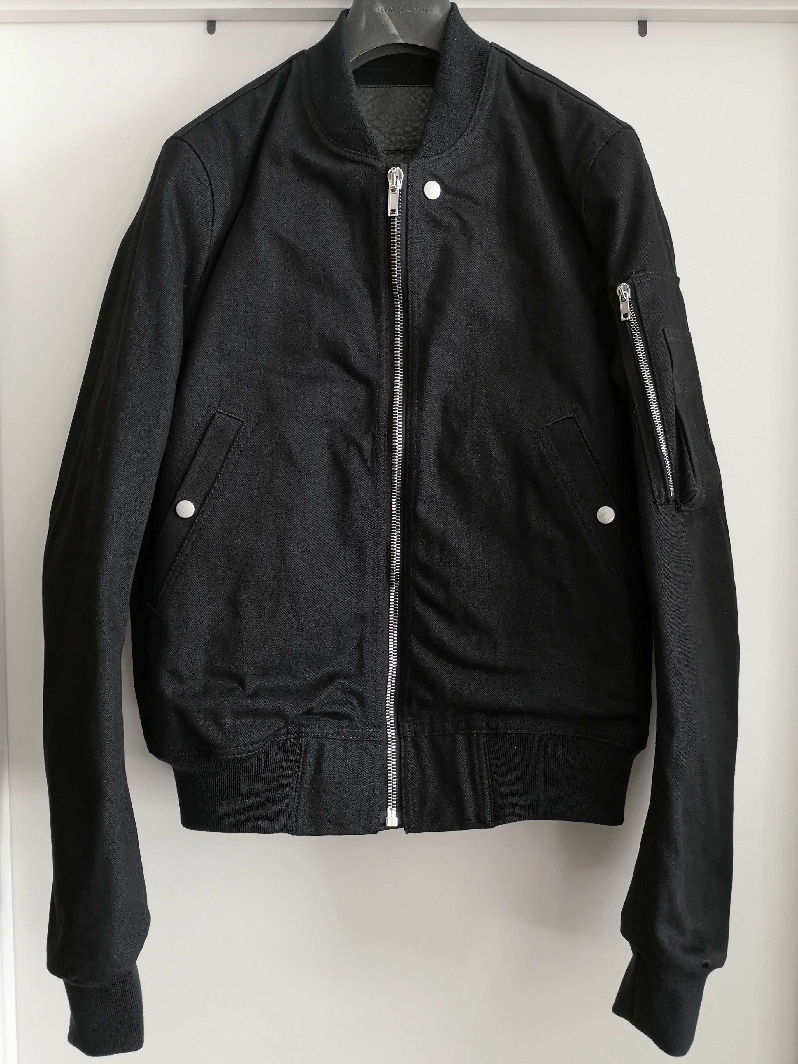 Rick Owens Drkshdw Drkshdw Japanese Selvedge Denim Black MA-1