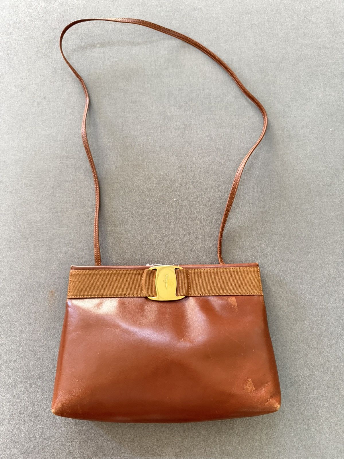 Salvatore Ferragamo Vintage 80s salvatore ferragamo leather bag Size ONE SIZE - 6 Thumbnail