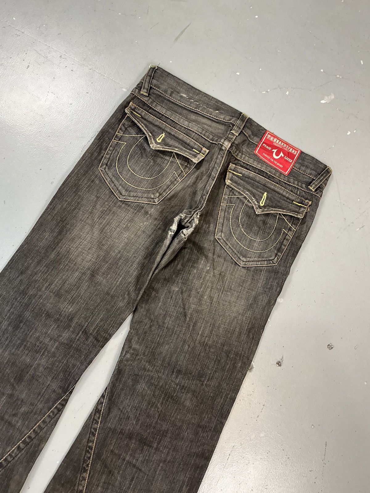 Designer × Vintage Vintage T R brand jeans straight denim Size US 36 / EU 52 - 11 Thumbnail