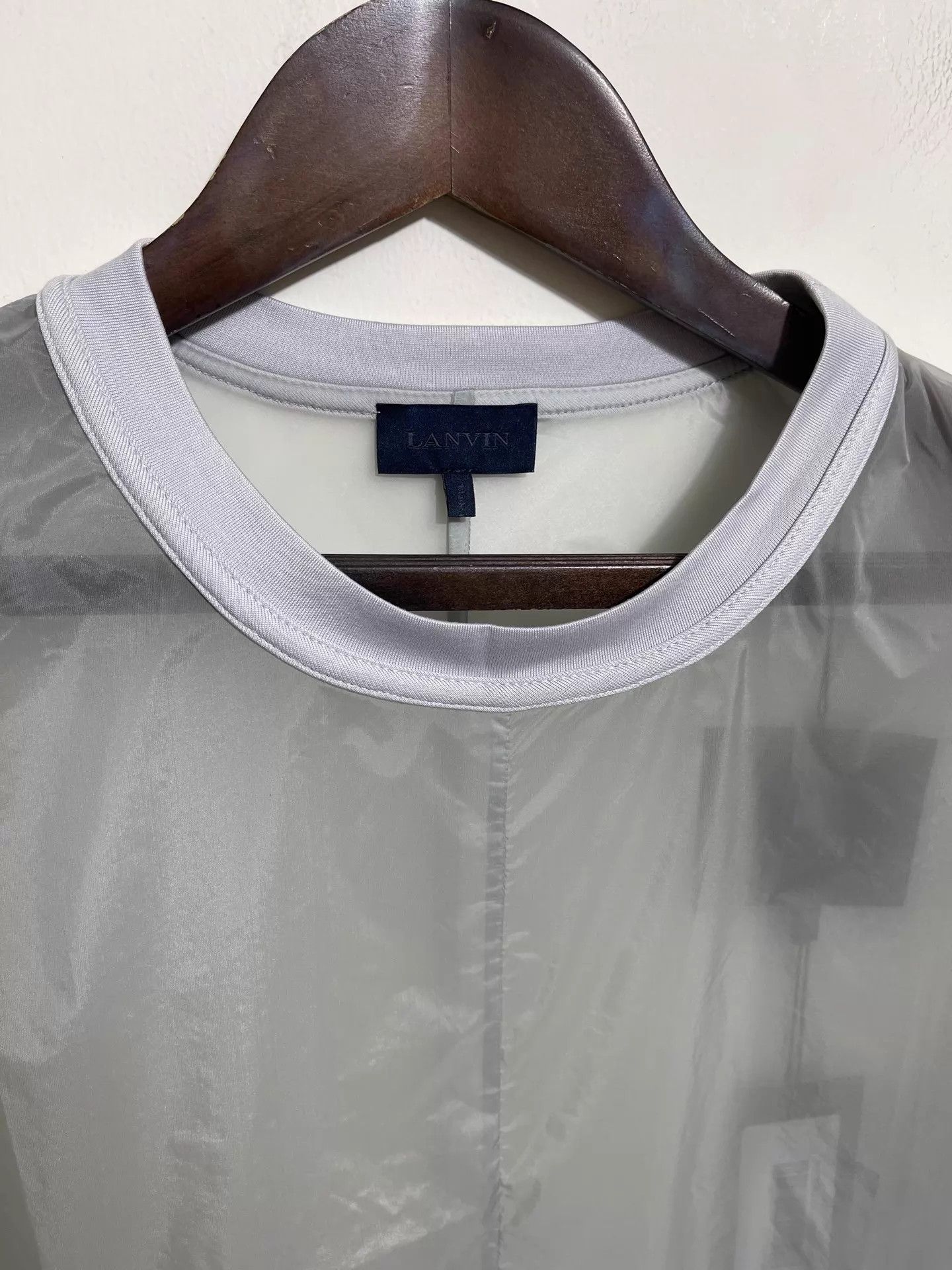 Lanvin Lanvin Sheer Oversized Unisex Short Sleeve T-Shirt L Size US L / EU 52-54 / 3 - 3 Thumbnail