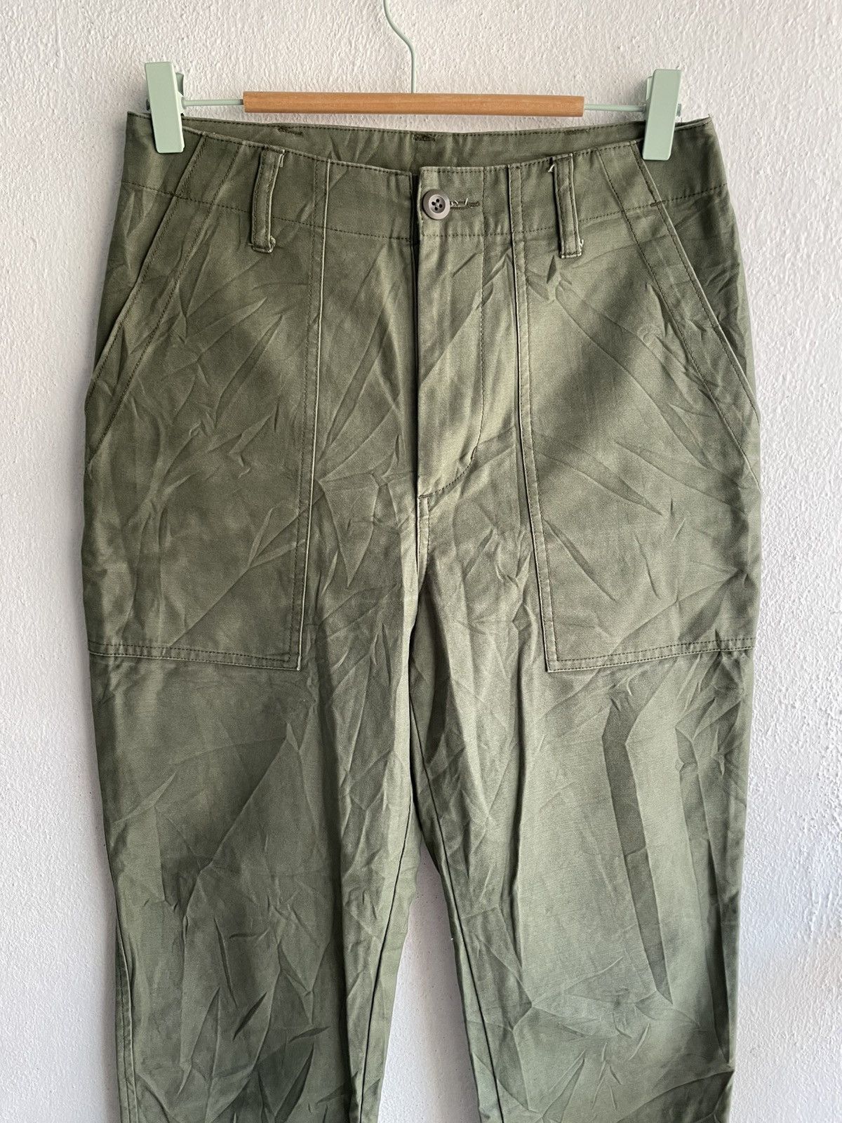 Japanese Brand × Vintage Japan fatigue hbt baker pants Size US 28 / EU 44 - 4 Thumbnail
