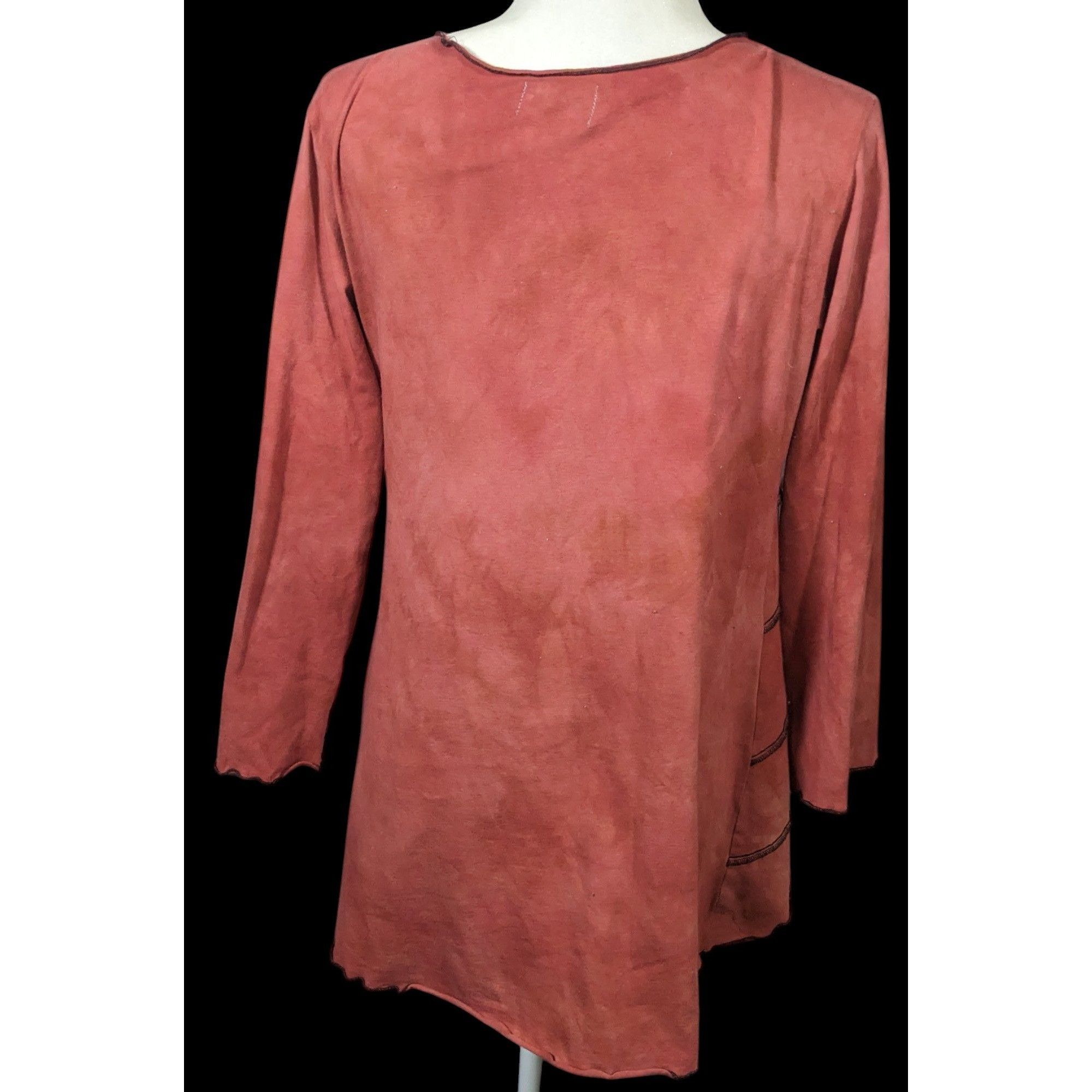 Other Jude Stuecker Bohemian Medieval Asymmetrical Terra Cotta Top Size S / US 4 / IT 40 - 2 Thumbnail