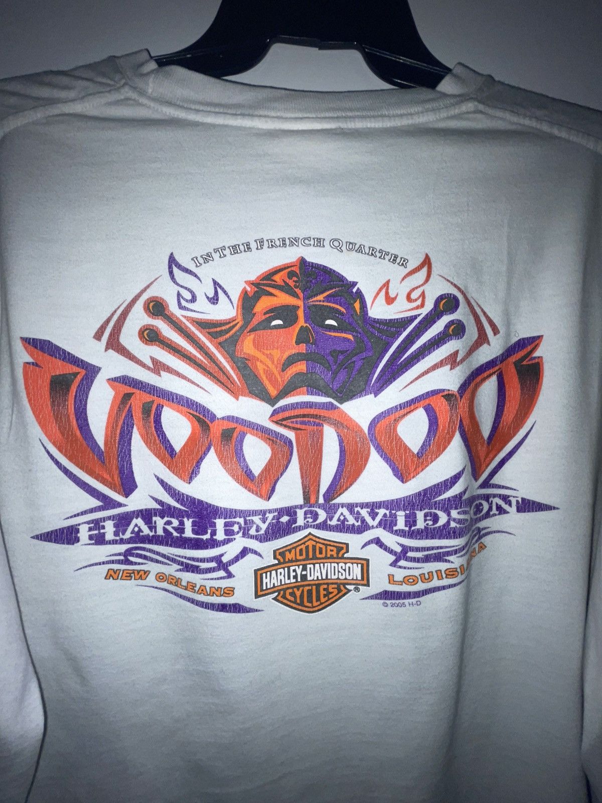 Harley Davidson × Vintage Vintage 2005 Harley Davidson long sleeve shirt "Voodoo” Size US L / EU 52-54 / 3 - 4 Thumbnail