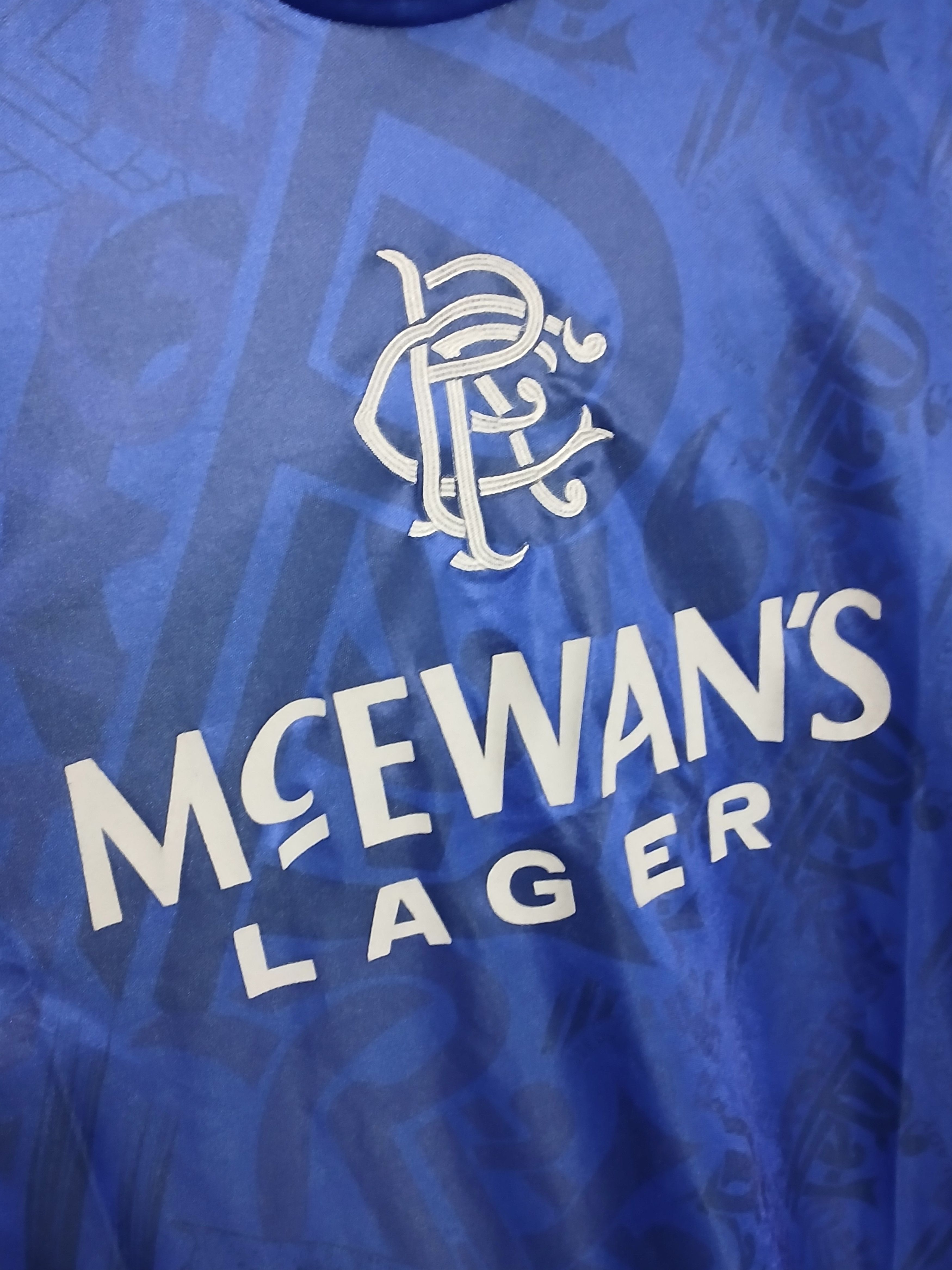 Other Rangers 1994/1996 Home Football Jersey T-Shirt Size US M / EU 48-50 / 2 - 3 Thumbnail