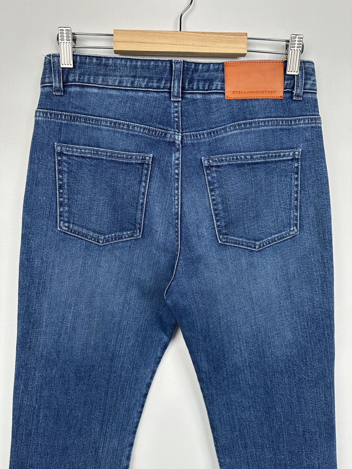 Stella McCartney Stella McCartney Side Patched Logo Blue Jeans Women’s sz 27 Size 27" / US 4 / IT 40 - 6 Thumbnail