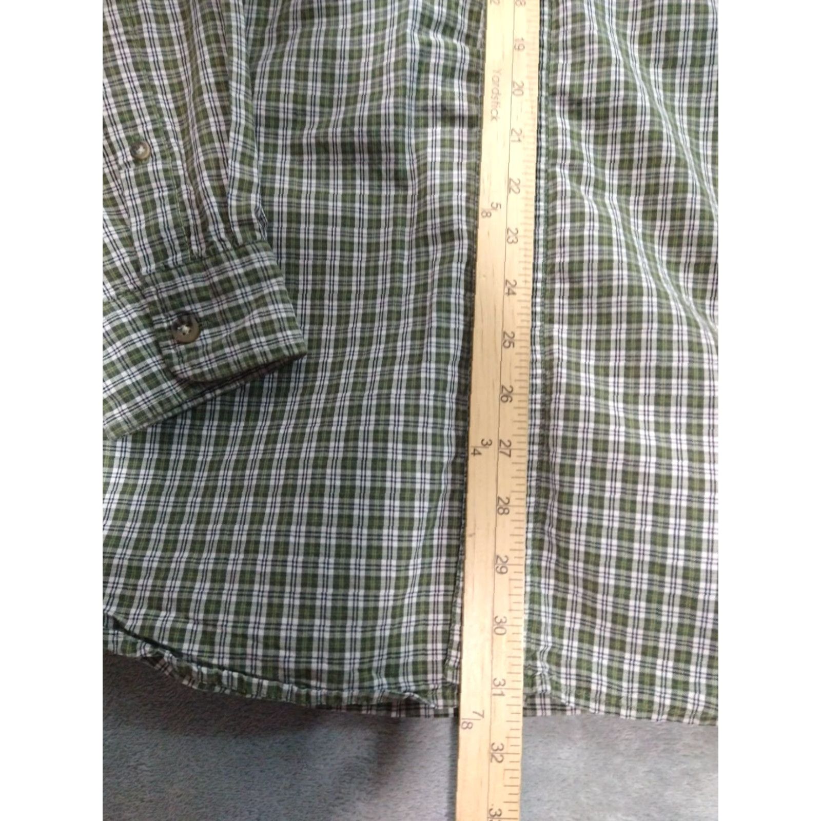 Carhartt Carhartt Shirt Mens Large Green Plaid Long Sleeve Button Down Cotton S153 Size US L / EU 52-54 / 3 - 4 Thumbnail