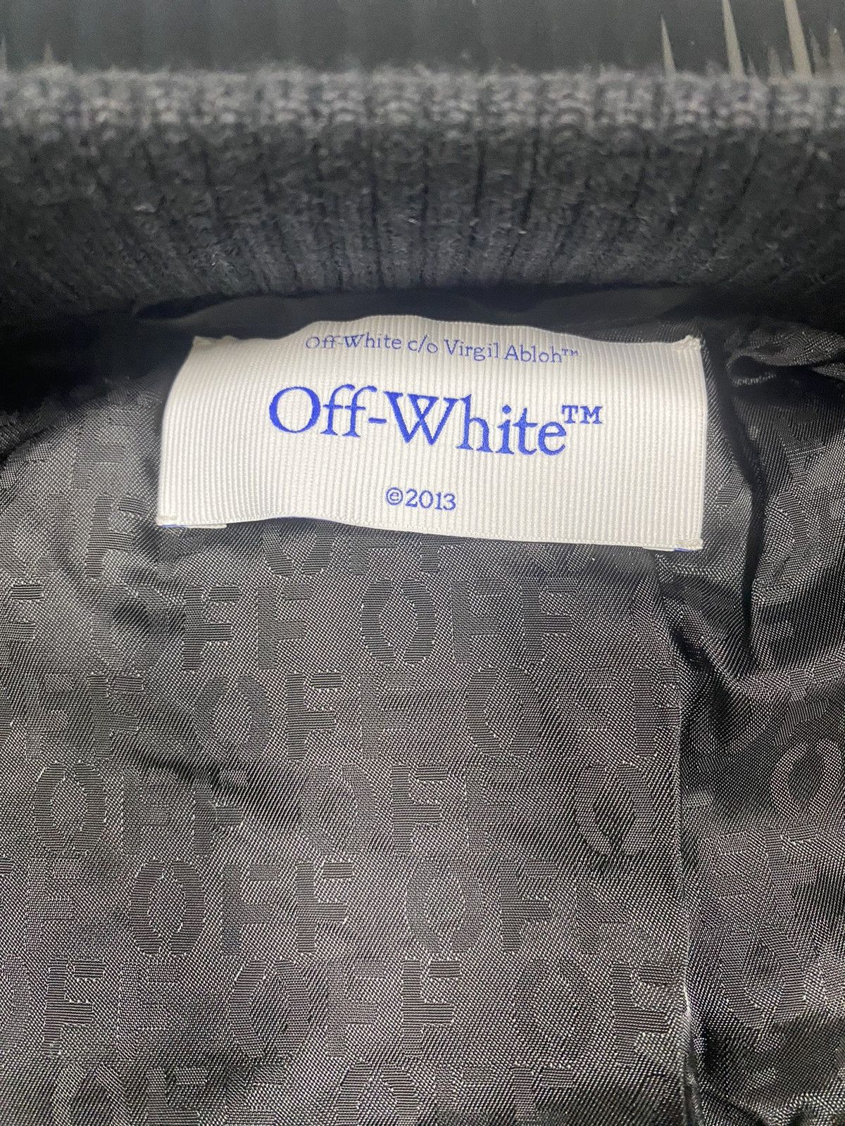 Off-White Black Off-White Bomber Size M / US 6-8 / IT 42-44 - 7 Thumbnail