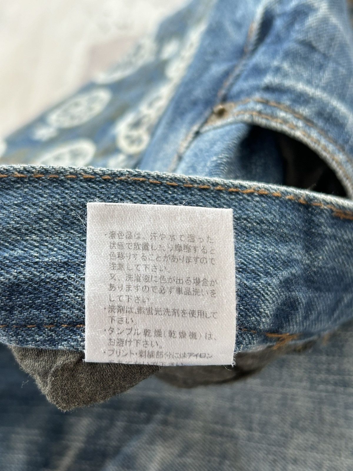 Japanese Brand Japan Denim Embroidered Gold Dragon Vintage Denim Size US 29 - 9 Thumbnail