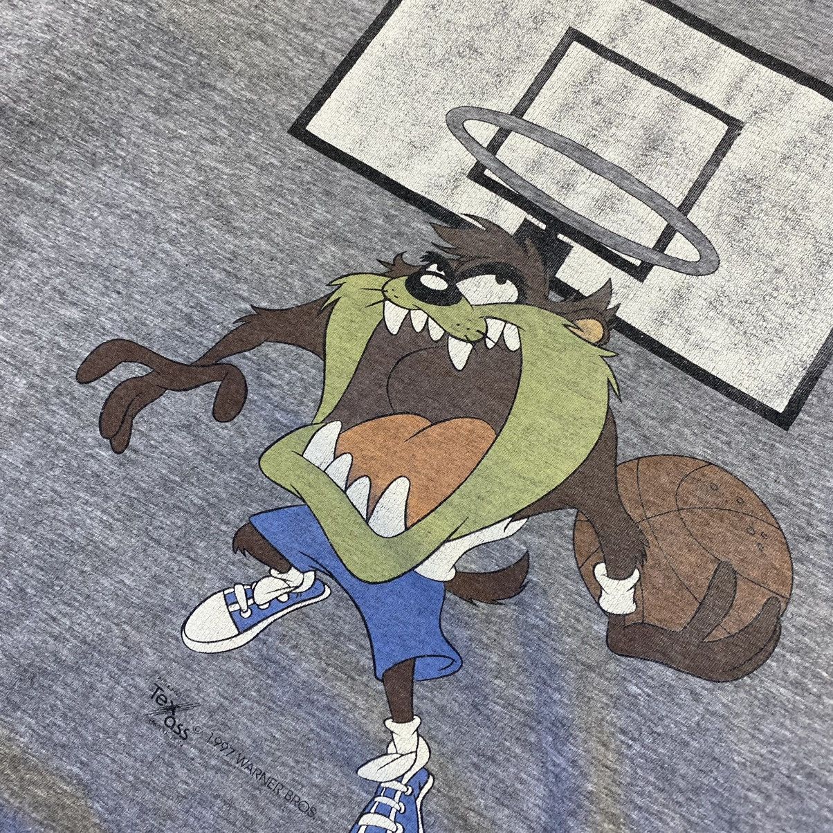 Cartoon Network Vintage Warner Bros Tazz 1997 Disney cartoon tee Size US L / EU 52-54 / 3 - 4 Thumbnail