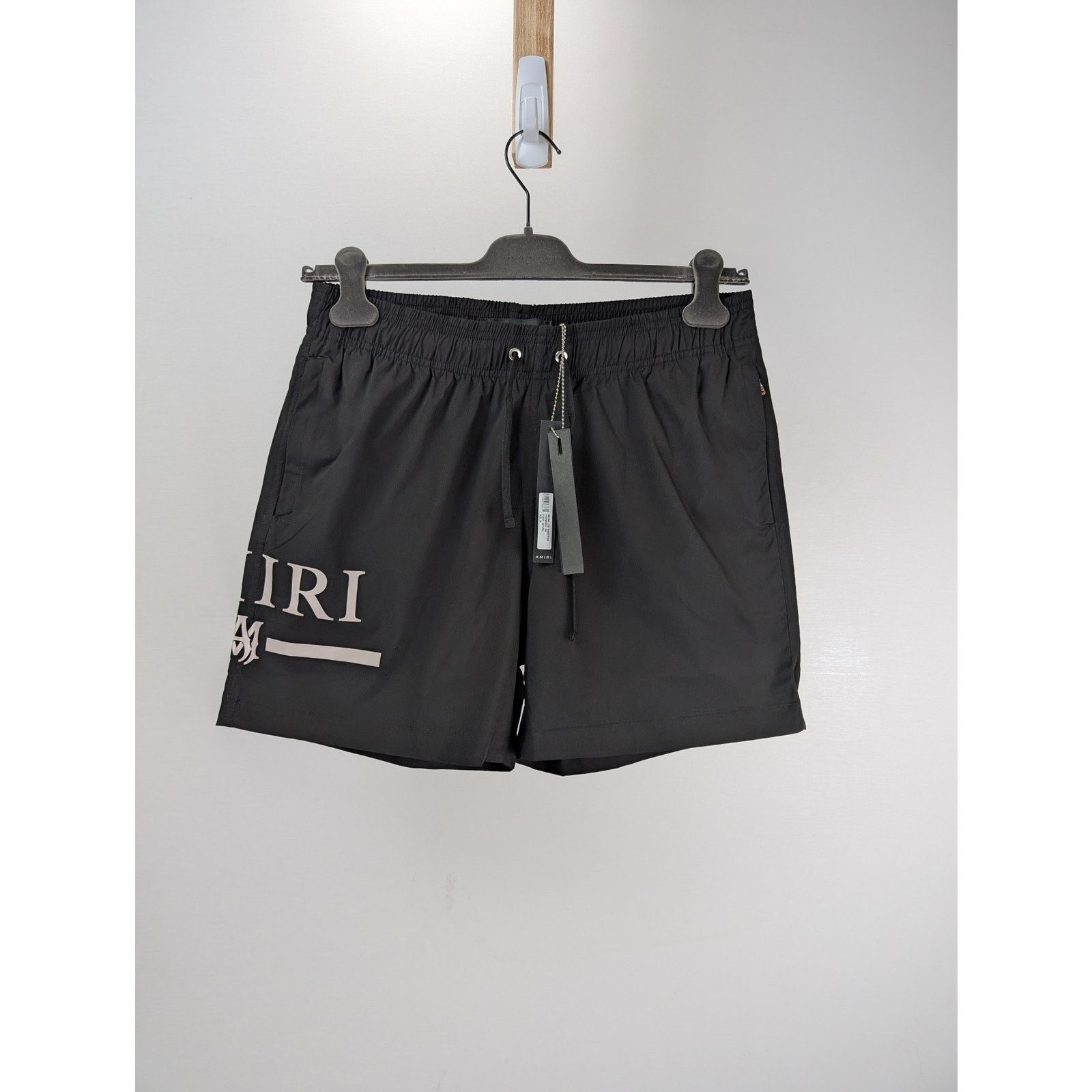 o1rshd1 Q:2 / MA Bar Logo Swimtrunk Shorts Black/Natural