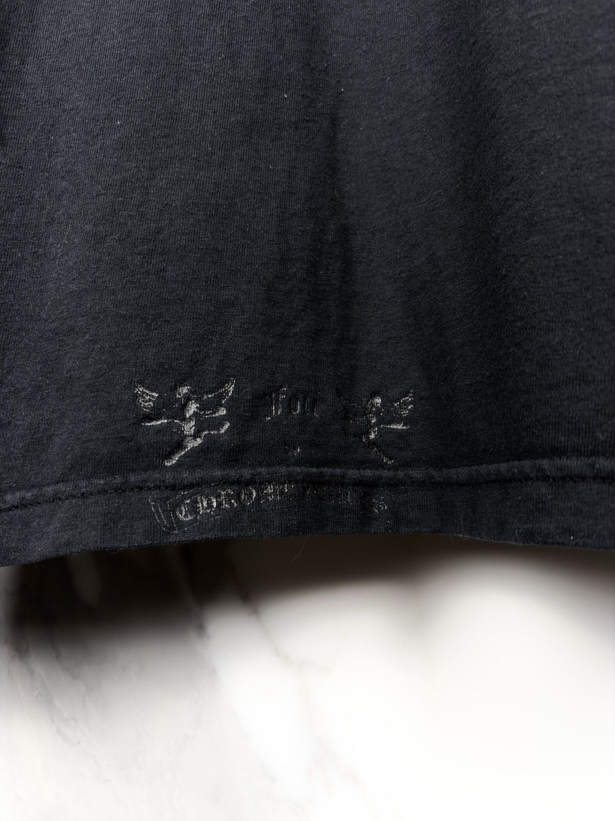 Chrome Hearts Chrome Hearts Vintage Foti Skull Faded Longsleeve Tshirt Size US M / EU 48-50 / 2 - 4 Thumbnail