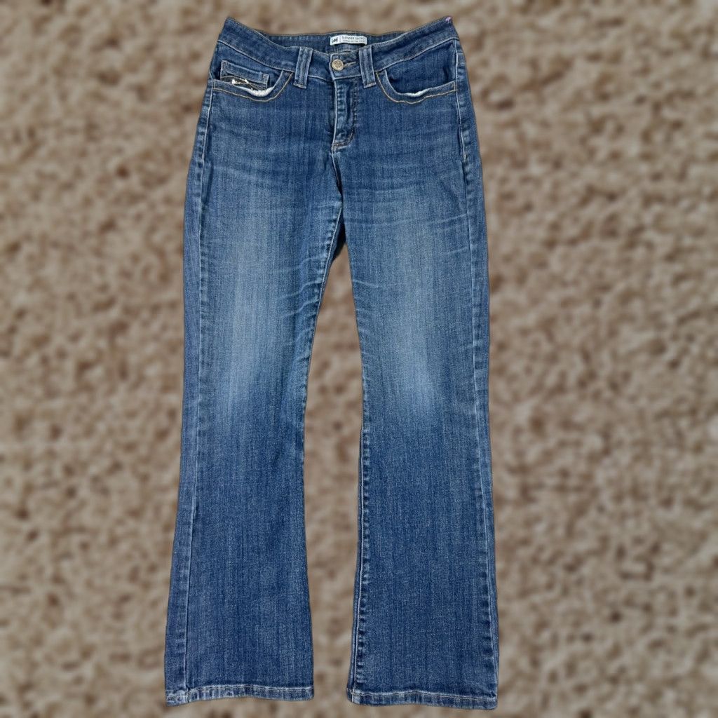 Lee Lee Womens Jeans Bootcut Mid Rise Denim 28 Blue Cotton Western 90s Cowboy Girls Size 28" / US 6 / IT 42 - 1 Thumbnail