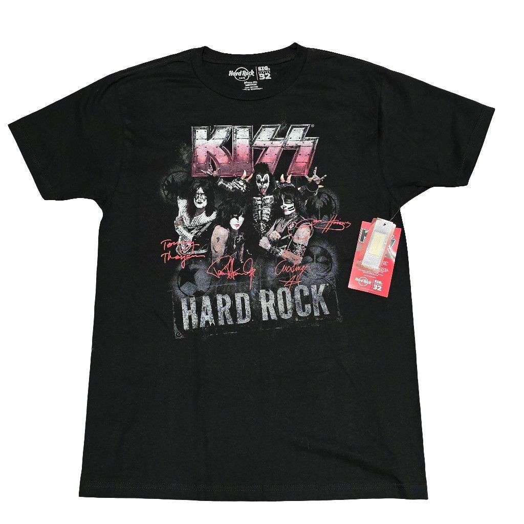 Hard Rock Cafe Hard Rock Cafe x KISS Signature Amsterdam T-Shirt NWT 2014 Size US M / EU 48-50 / 2 - 1 Thumbnail