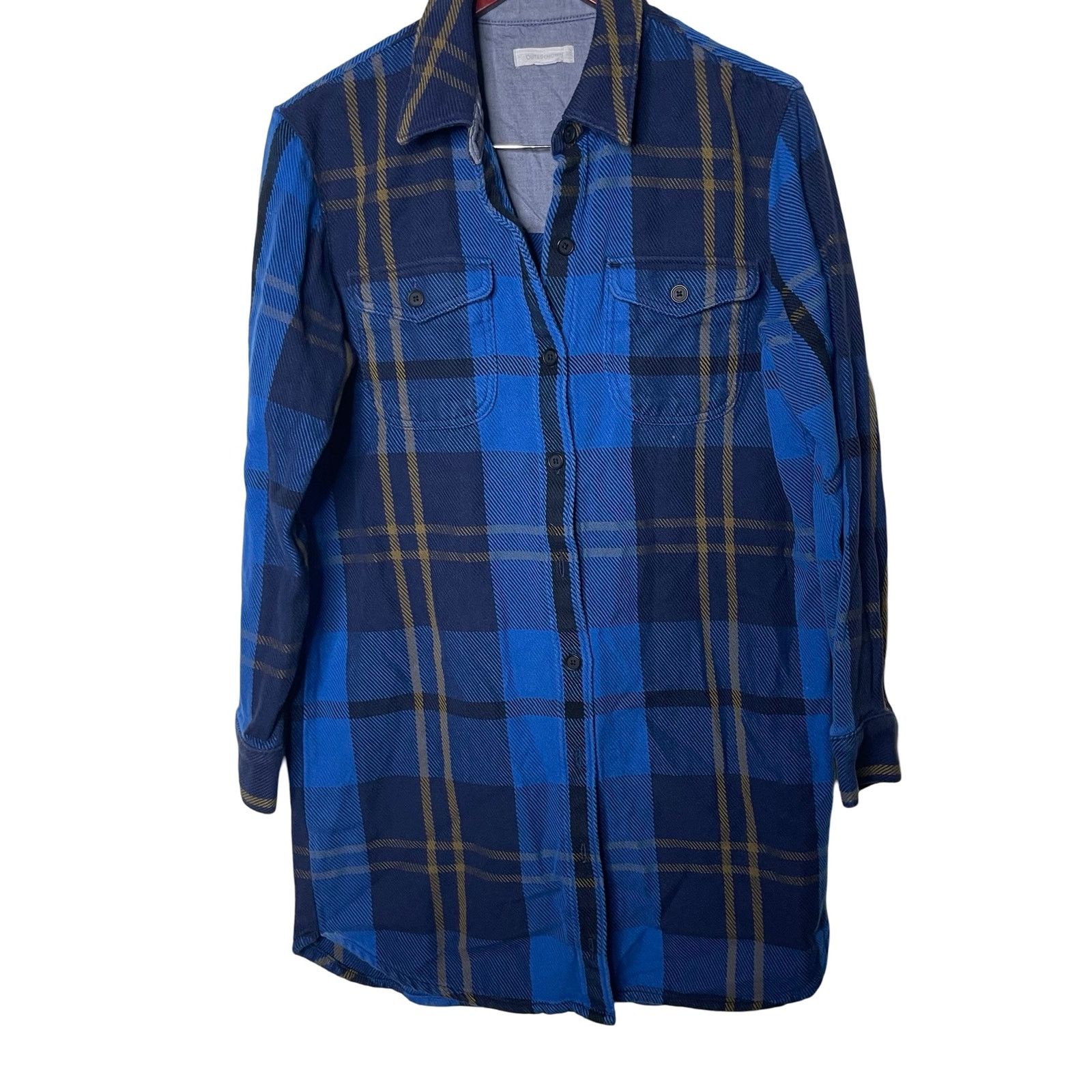 Outerknown Outerknown Blanket Shirt Dress M Blue Plaid Size M / US 6-8 / IT 42-44 - 1 Thumbnail