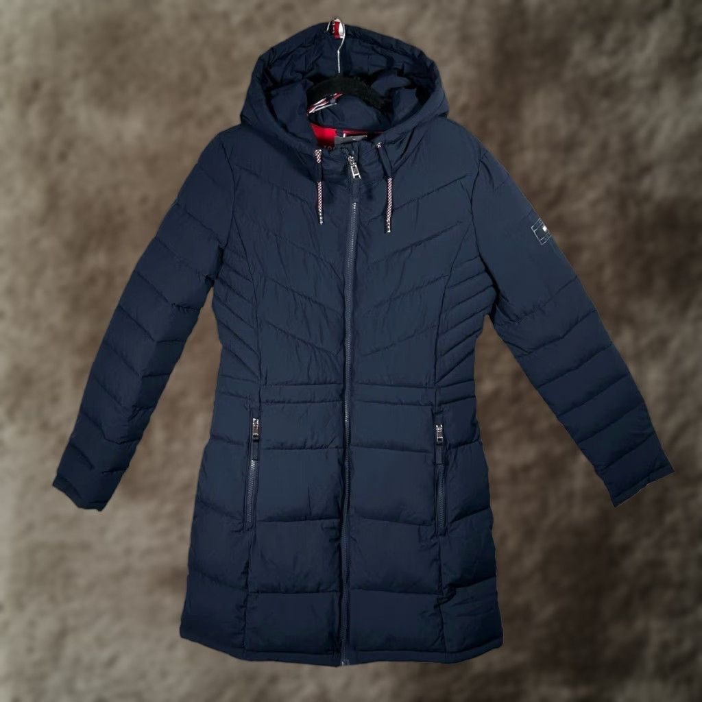 Tommy Hilfiger Tommy Hilfiger Women's Full Zip Long Jacket Shirt? Size S / US 4 / IT 40 - 1 Thumbnail
