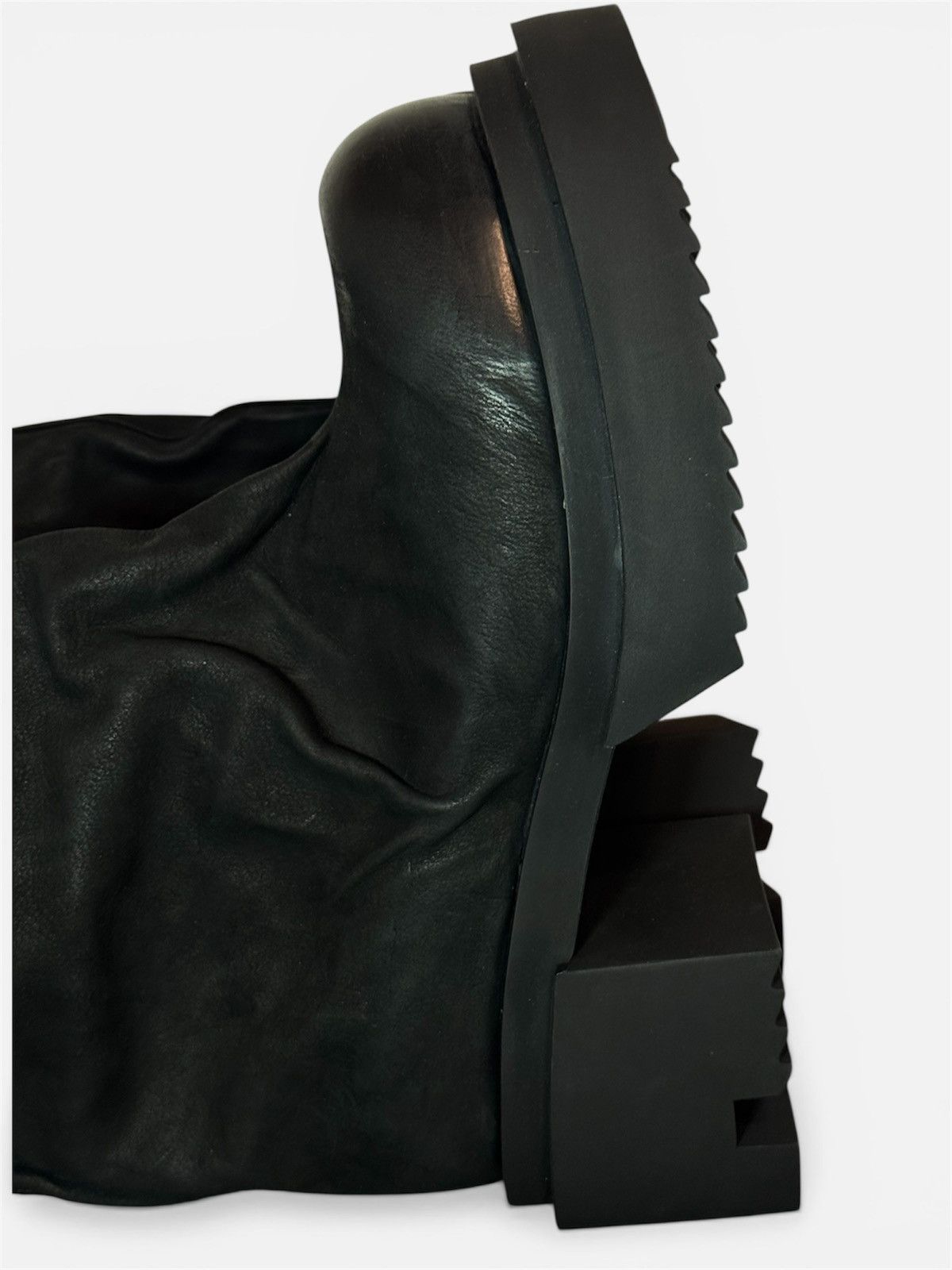 Rick Owens Bogun Boots Flared Sample new 44 EU US 11
