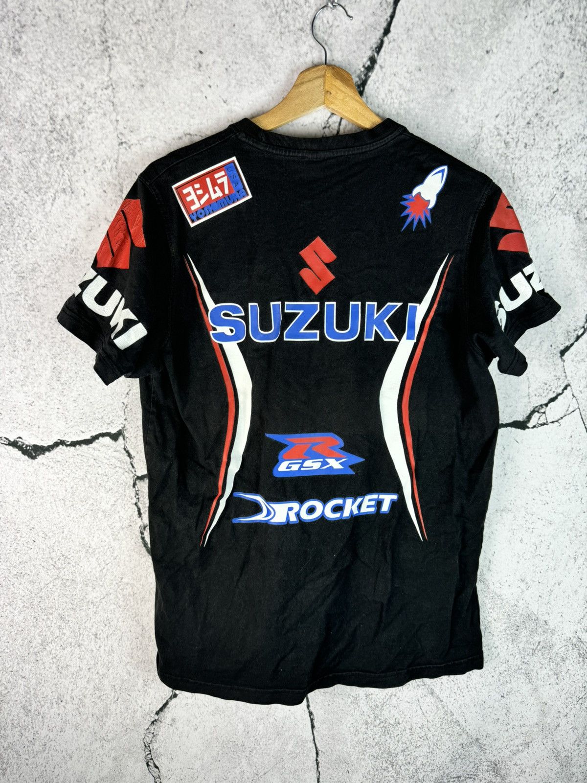 Vintage 1990’s Suzuki gsxR racing vintage tee t-shirt Size US L / EU 52-54 / 3 - 2 Thumbnail