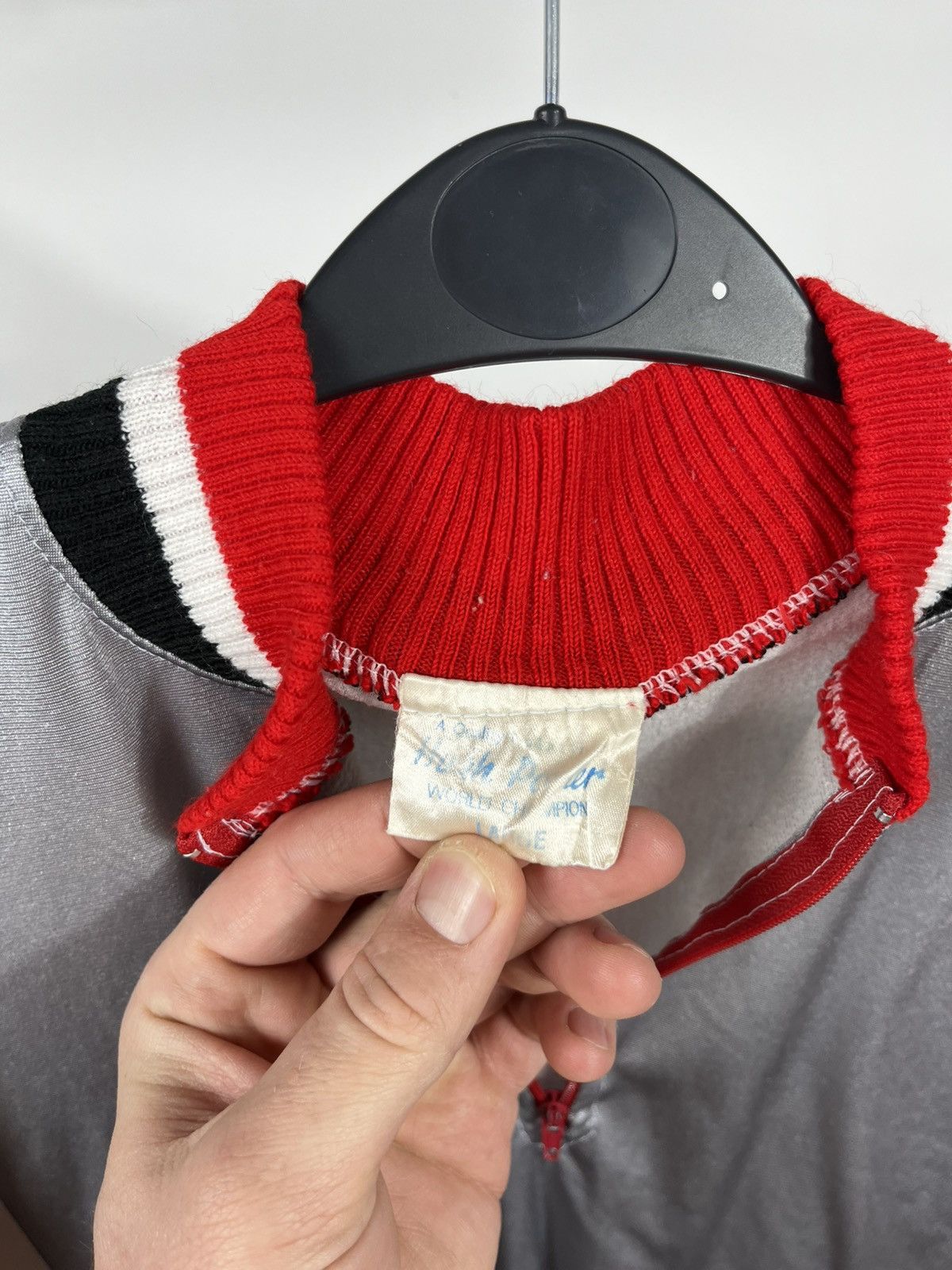 Other Vintage 80s Made in England Cycling Jersey Size L Red Black Size US L / EU 52-54 / 3 - 8 Thumbnail