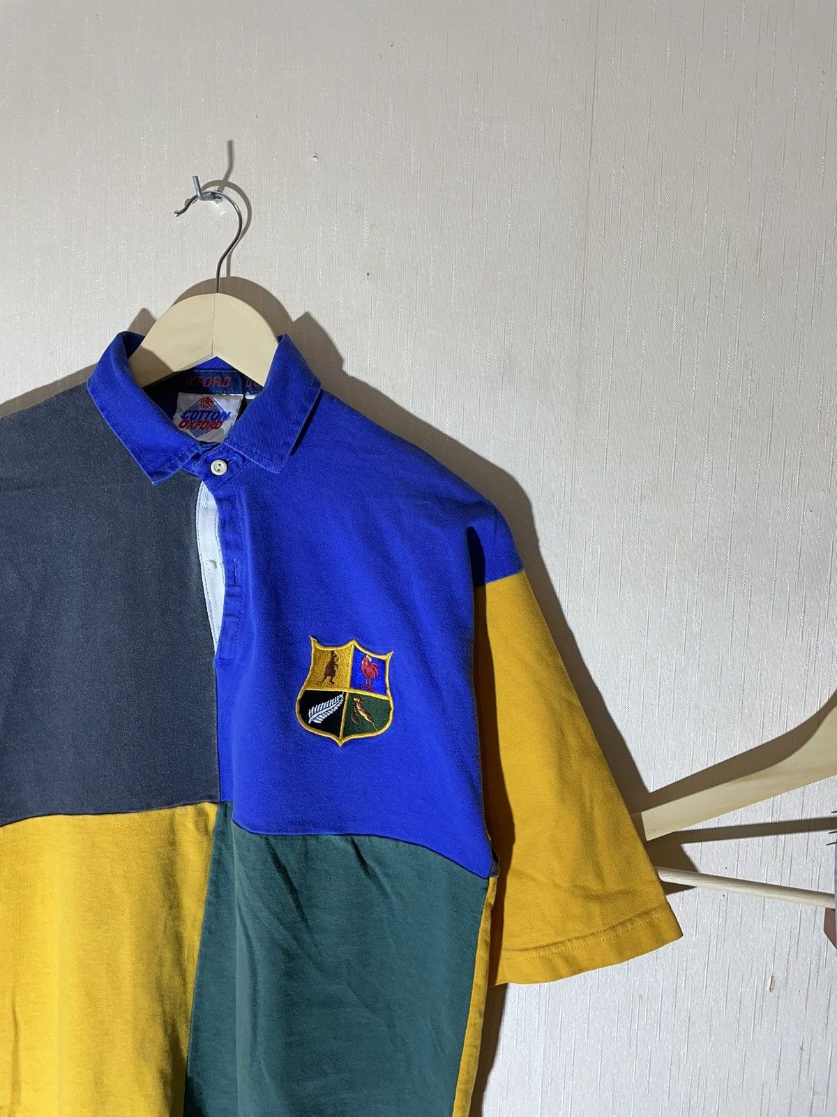 Cotton Traders × Vintage Cotton Oxford 4 nation vintage rugby jersey 80-90s Size US L / EU 52-54 / 3 - 2 Thumbnail