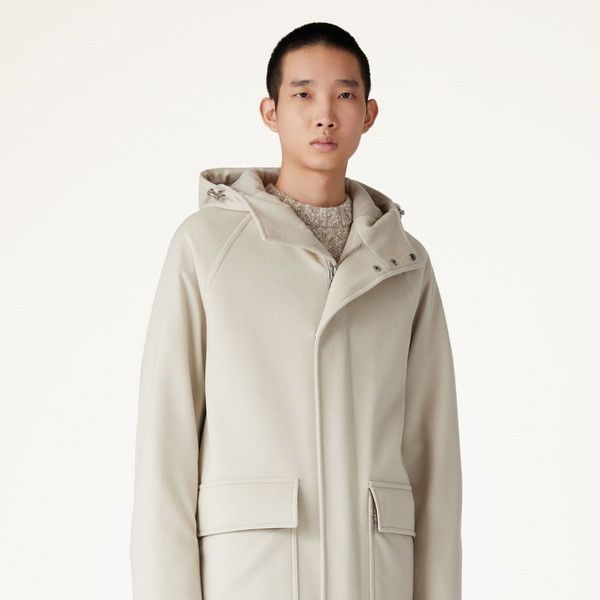 Loro Piana o1loc1c0226 FAN1911 Naran Long Parka in Ivory Size US XL / EU 56 / 4 - 3 Thumbnail