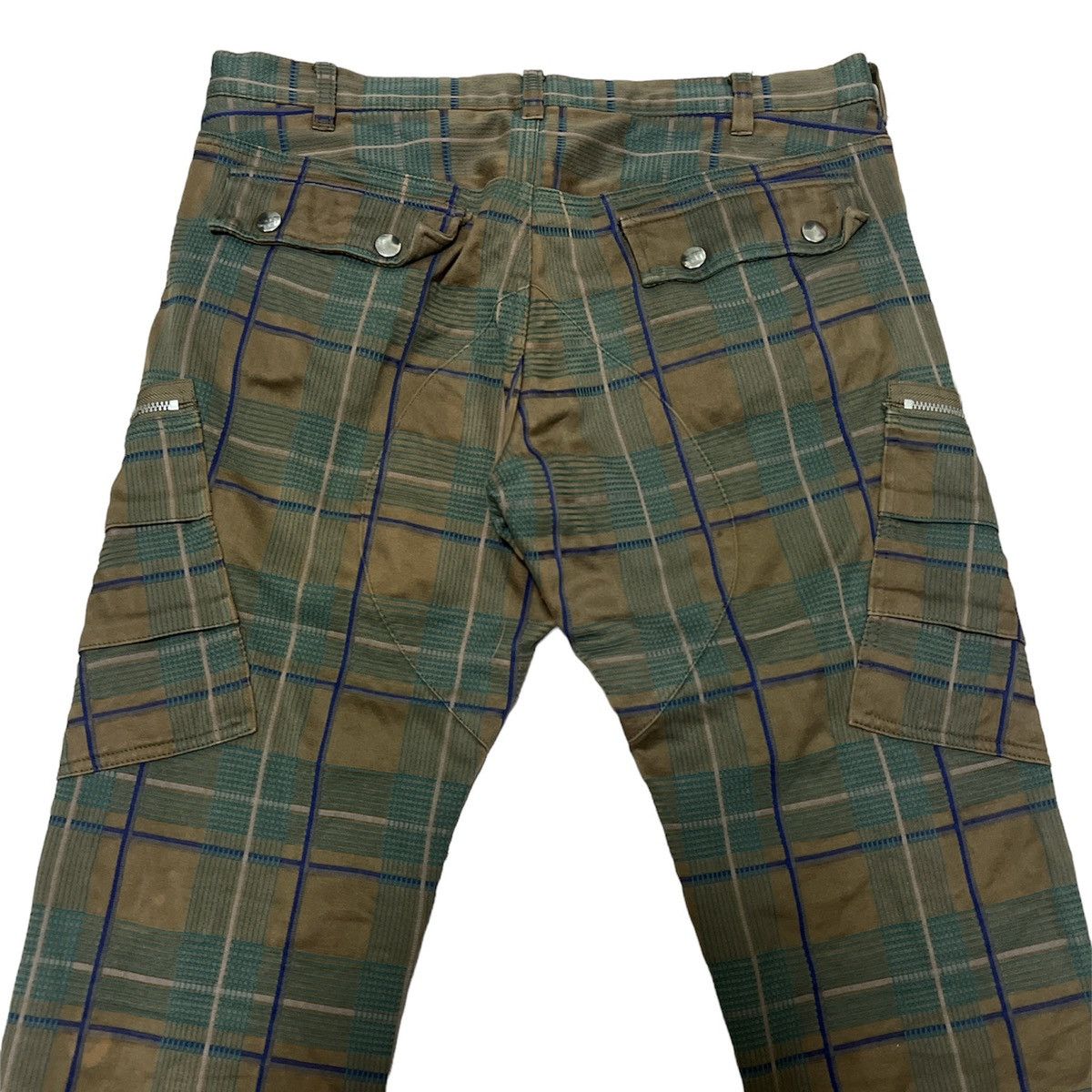 Undercover SS02 Undercover Plaid Slant Pocket Pants Size US 33 - 7 Thumbnail
