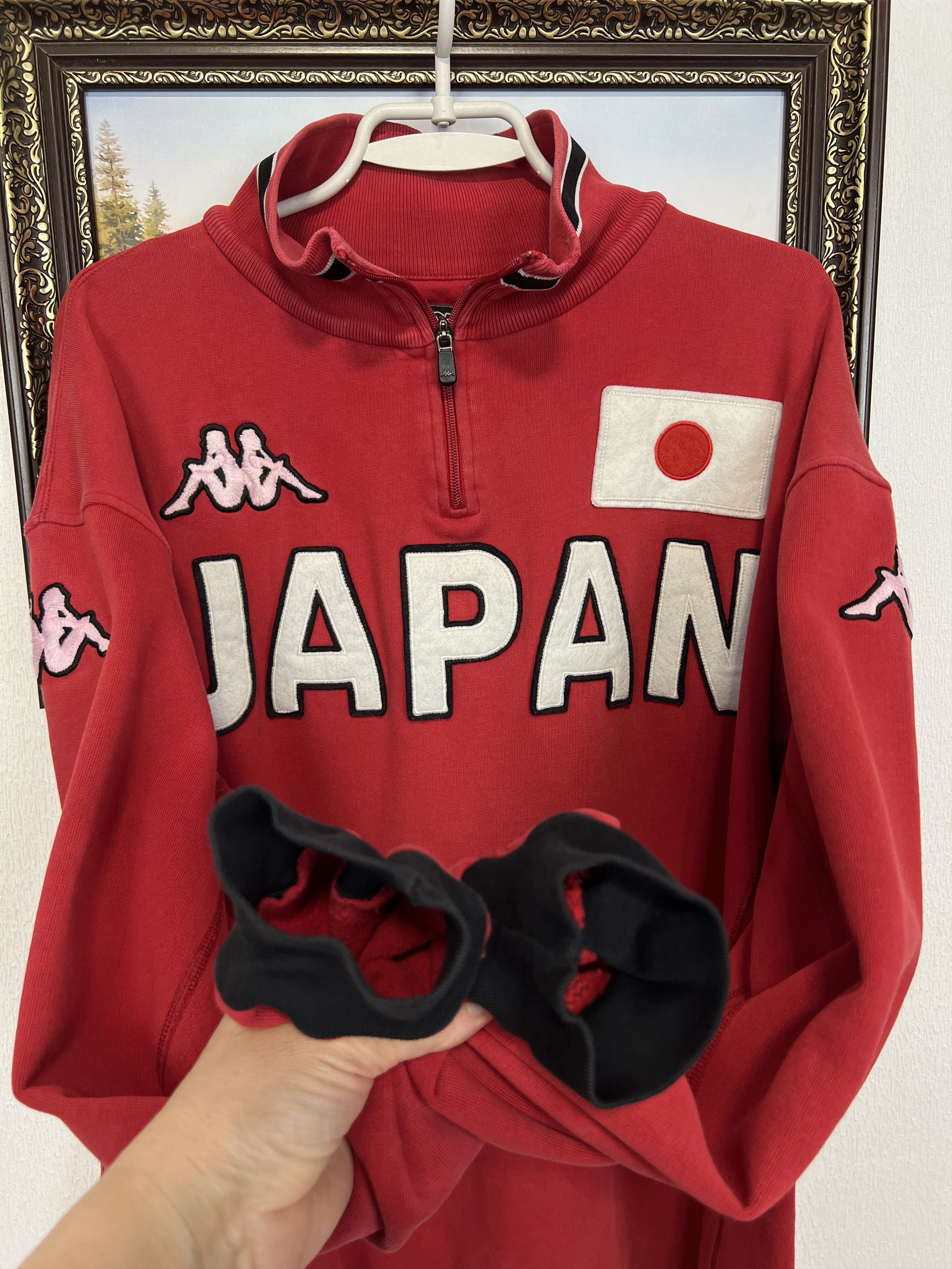 Kappa Vintage Japan National Team Jacket 1/4 Zip Track Top Rare Size US XXL / EU 58 / 5 - 5 Thumbnail