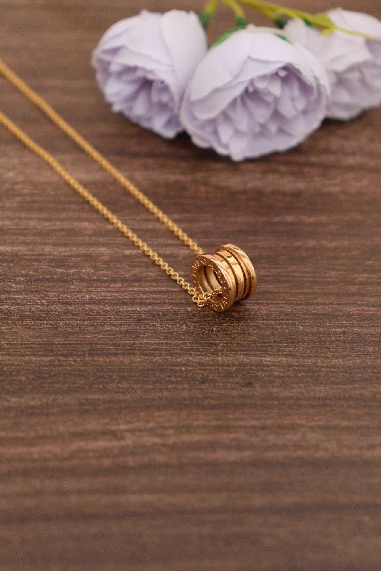 Bvlgari BVLGARI Spring Necklace 18K Rose Gold 45.5cm 2018.07 Card Size ONE SIZE - 2 Thumbnail