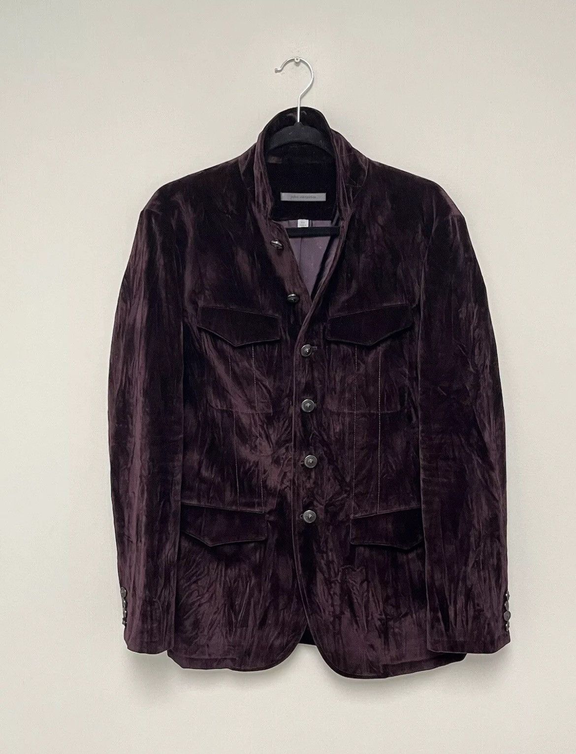 John Varvatos Crushed velvet jacket. 52 Size US L / EU 52-54 / 3 - 10 Thumbnail