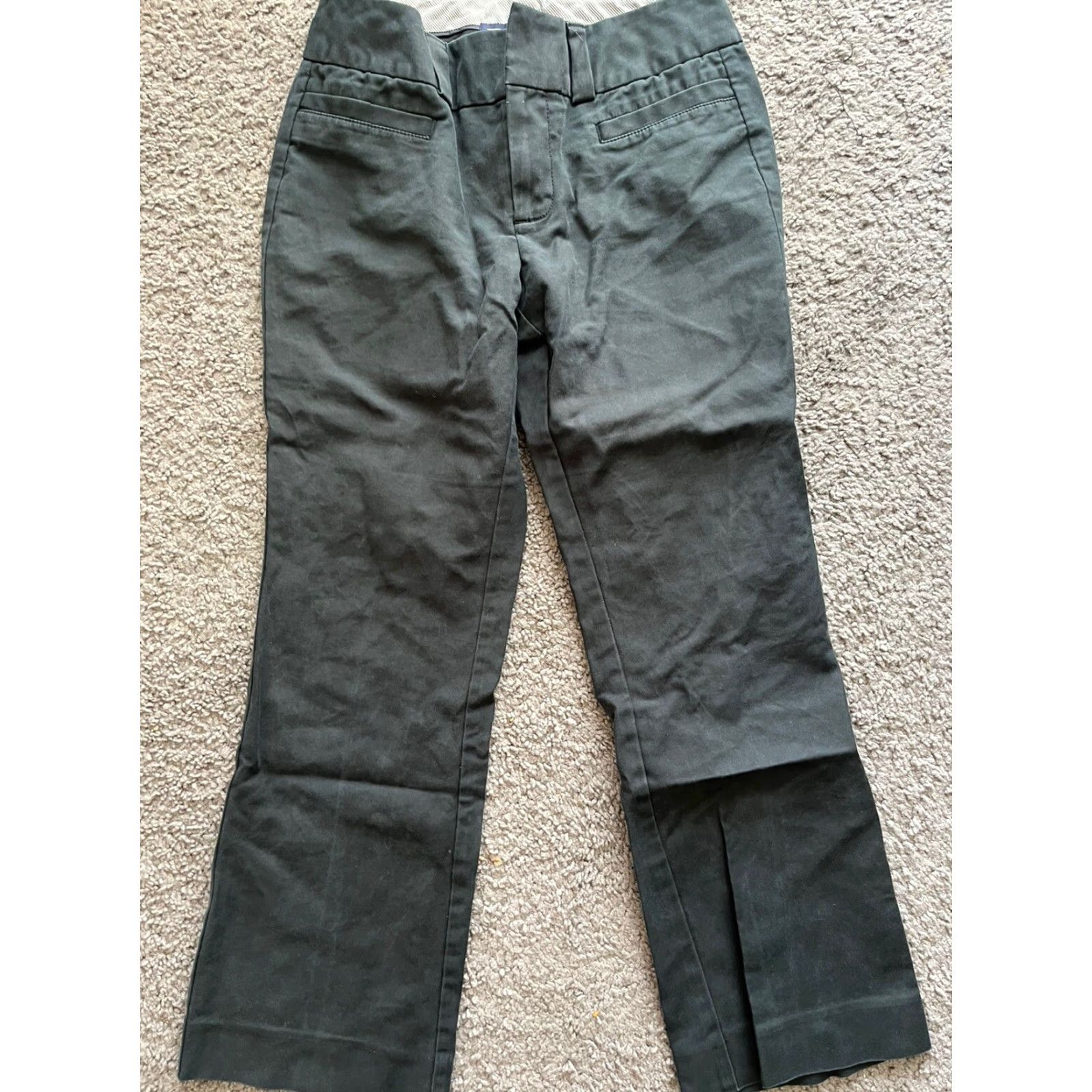 Gap Gap Pants Women's Size 2 Ankle Black Stretch Bootcut Denim Cotton Blend Solid Zip Womens Size 26" / US 2 / IT 38 - 4 Thumbnail