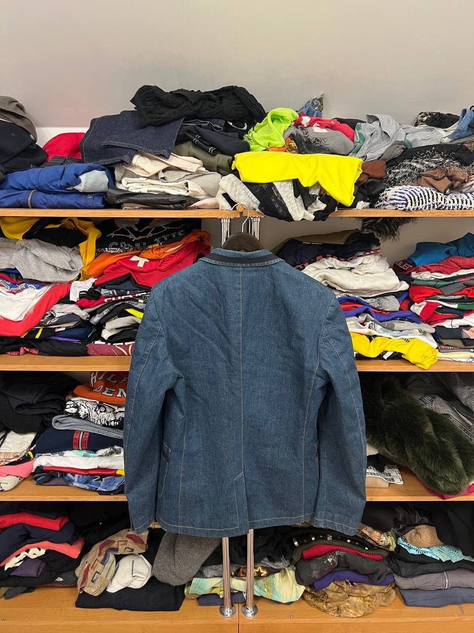 Alexander McQueen 💎 Alexander Mcqueen Denim Avant Garde Pocket blazer Size 52R - 11 Thumbnail