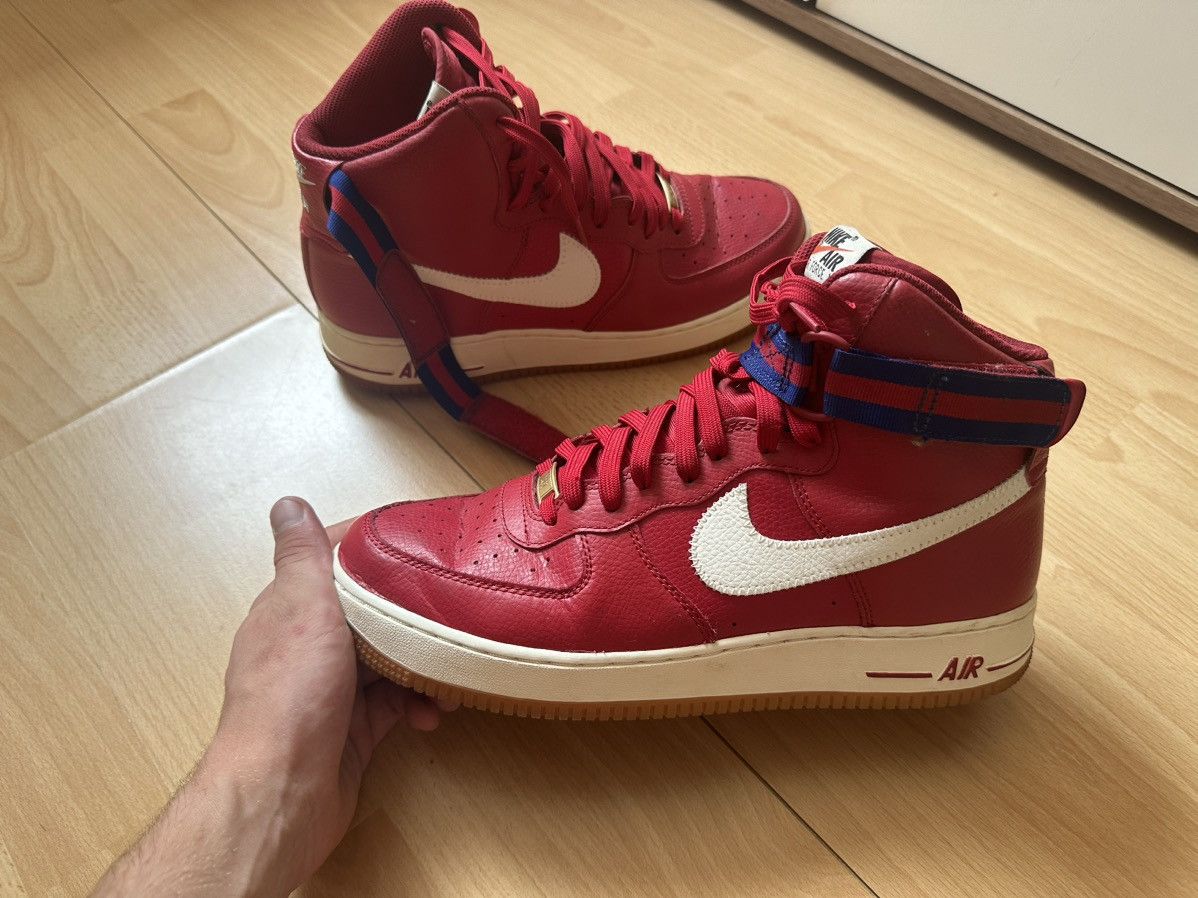 Nike Size 11 - Nike Air Force 1 '07 High Gym Red Size US 11 / EU 44 - 8 Thumbnail