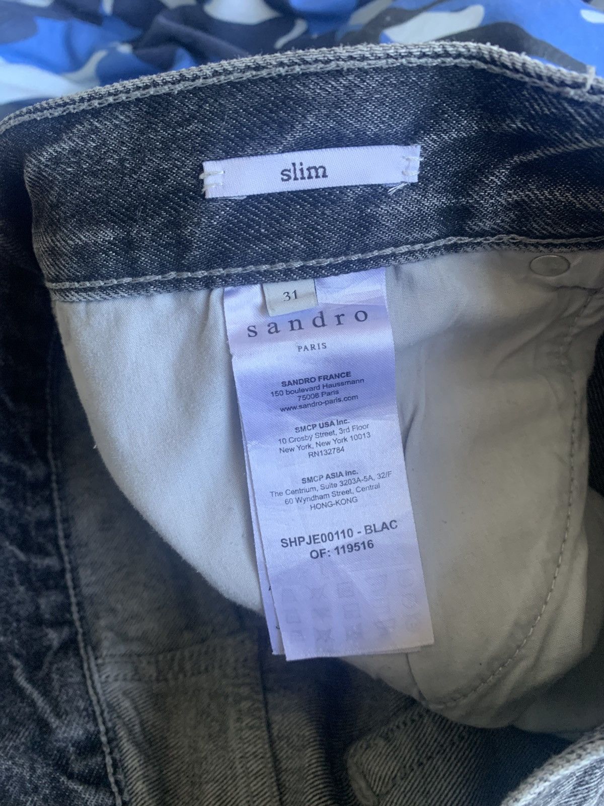 Sandro Sandro Paris men’s jeans Size US 31 - 3 Thumbnail