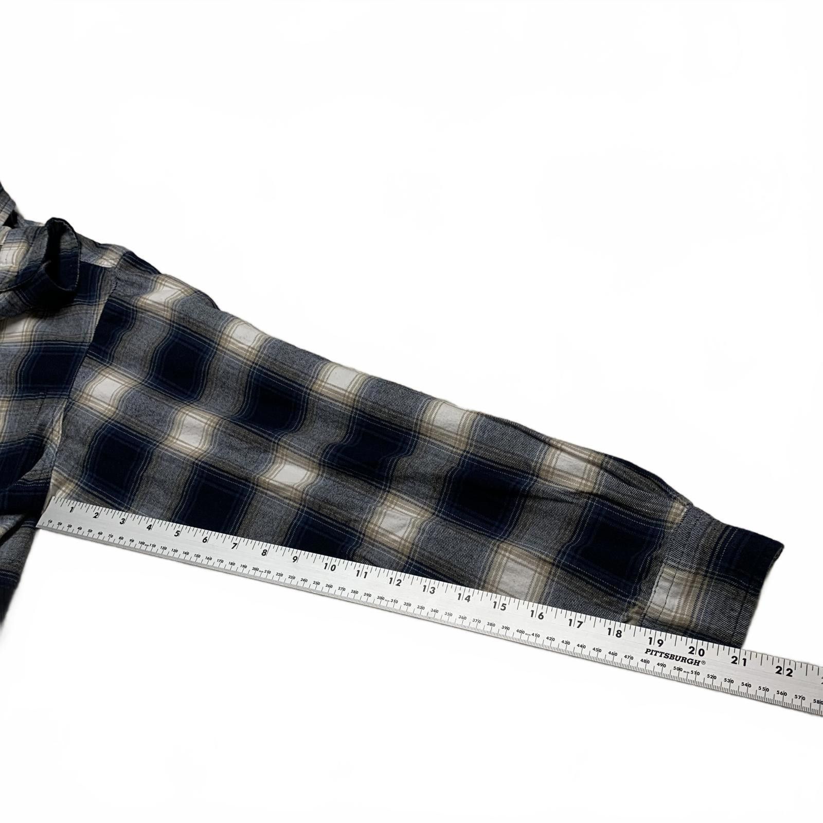 Redhead Red Head Men's Large Blue Plaid Flannel Shirt Cotton Size US L / EU 52-54 / 3 - 7 Thumbnail