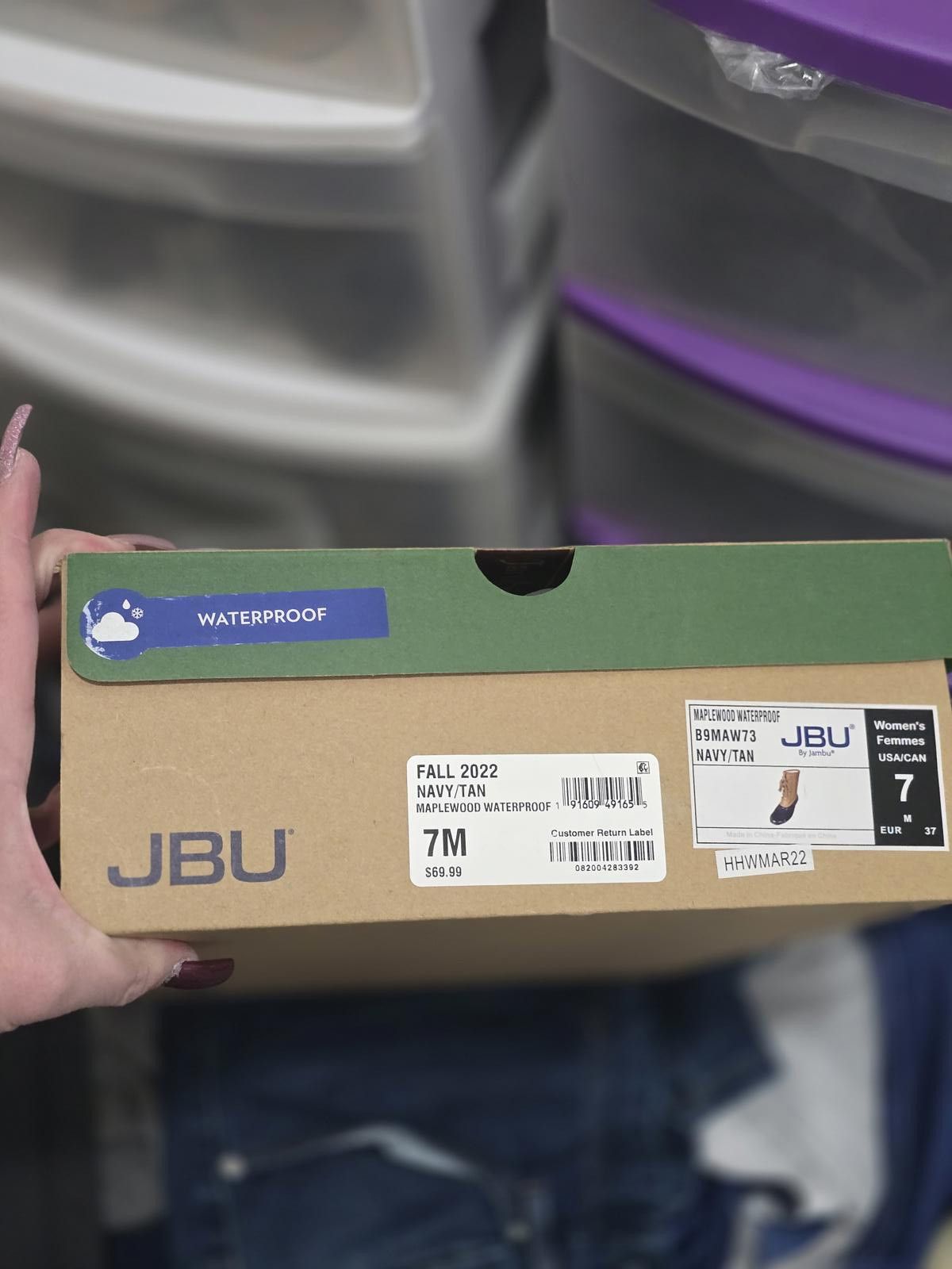 Other Jambu Waterproof Maplewood Duck Boots Size US 7 / IT 37 - 7 Thumbnail