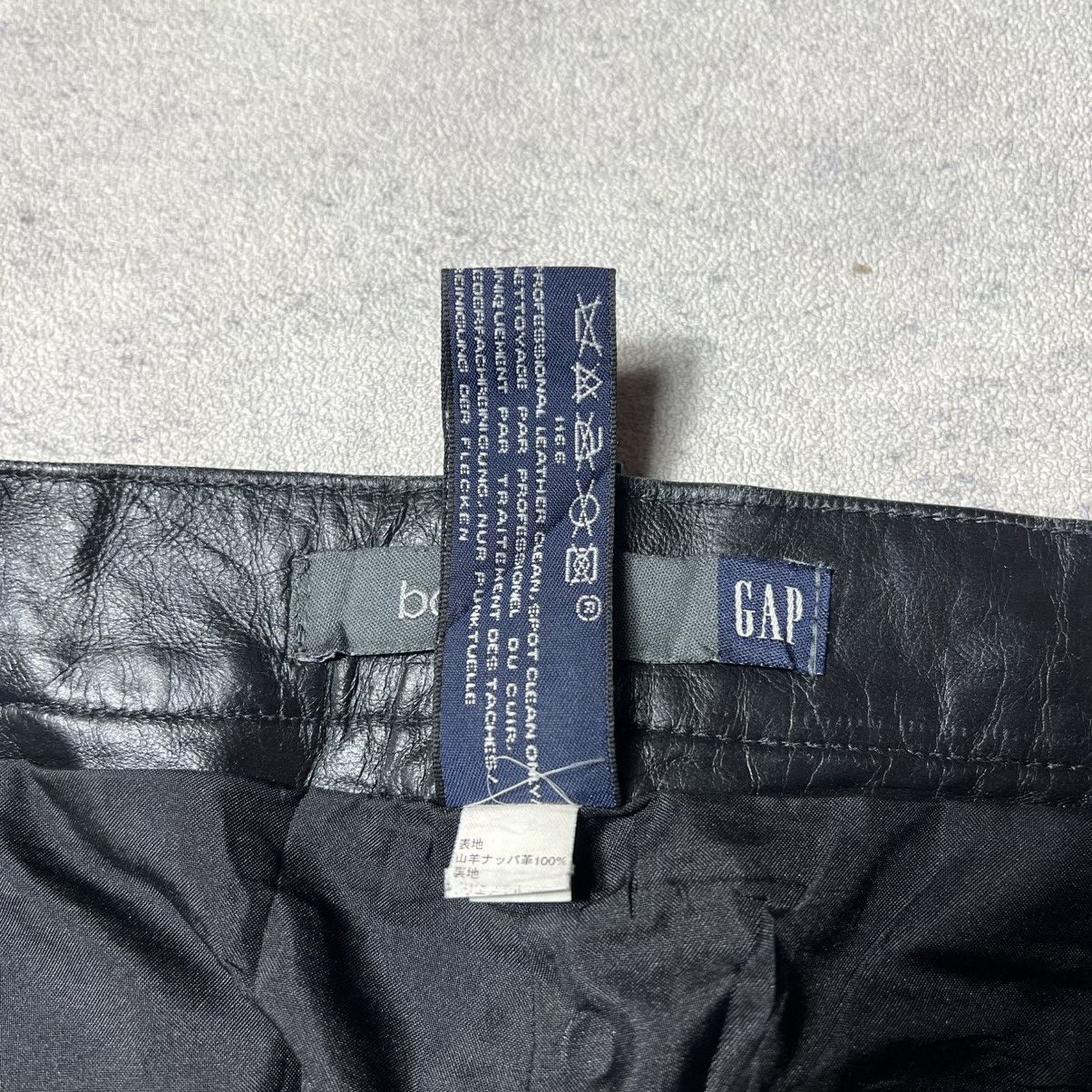 Genuine Leather Vintage GAP Lether Bootcut Flared Pants Size US 30 / EU 46 - 9 Thumbnail