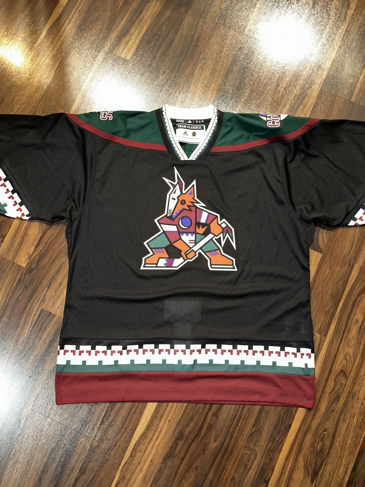 Adidas ADIDAS Phoenix Coyotes Stitch Patch Logo Jersey Size 56 2XL Size US XXL / EU 58 / 5 - 1 Thumbnail