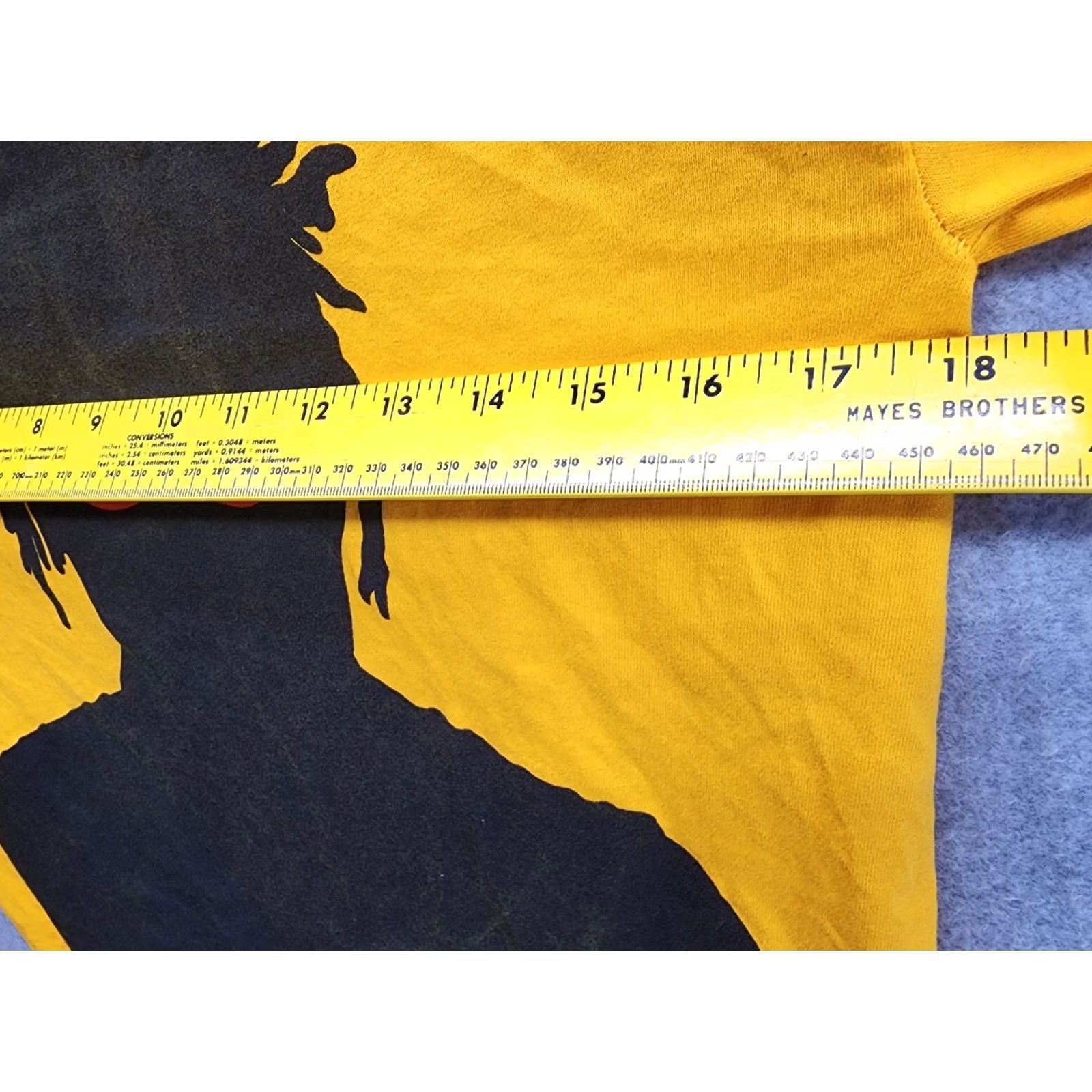 Vintage 999 Shirt Mens Long Sleeve Yellow Red Eye Juice WRLD World Small Size US S / EU 44-46 / 1 - 7 Thumbnail
