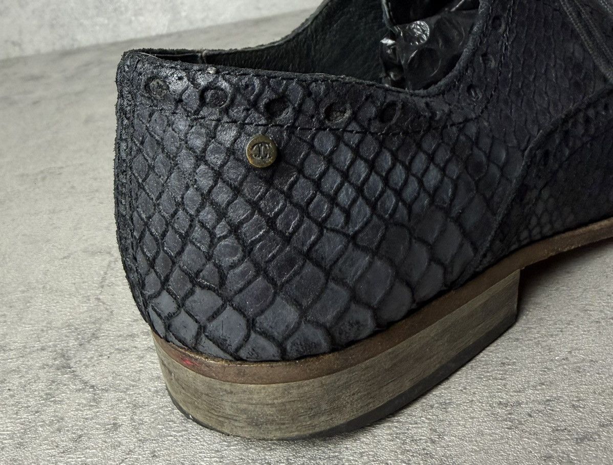 Just Cavalli JUST CAVALLI - SNAKESKIN OXFORD DERBYS Size US 8 / EU 41 - 6 Thumbnail