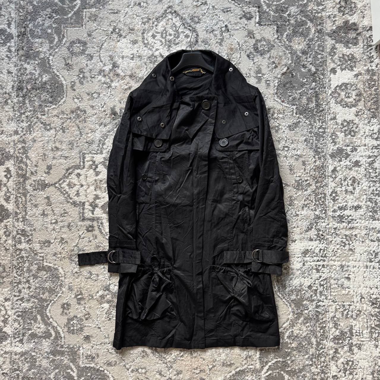 Stussy Stussy Coat Trench Raincoat Ninja Goth Nylon Coat Jacket Size M / US 6-8 / IT 42-44 - 1 Thumbnail