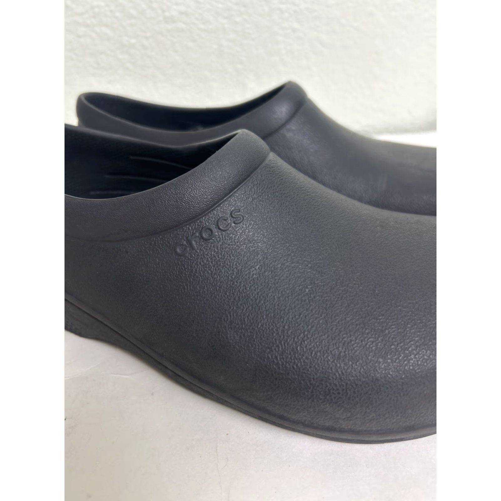 Crocs VINTAGE Crocs Lock Mens Black Dual Comfort Slip Resistant Clogs M 9 W 11 Size Black Crocs Lock Clog Mens Slips Resistant Comfort Shoes Size ONE SIZE - 3 Thumbnail